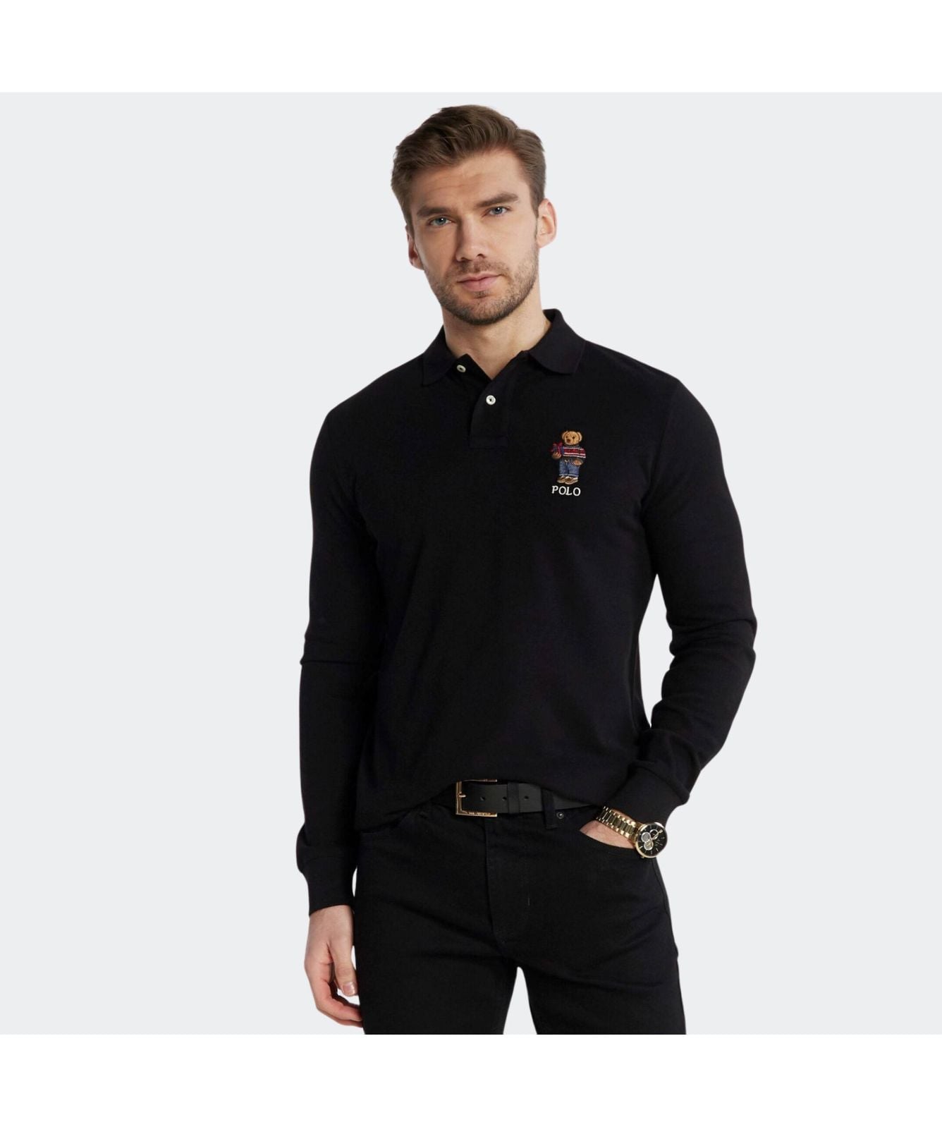Polo Ralph Lauren Men's Custom Slim Fit Polo Bear Polo Shirt