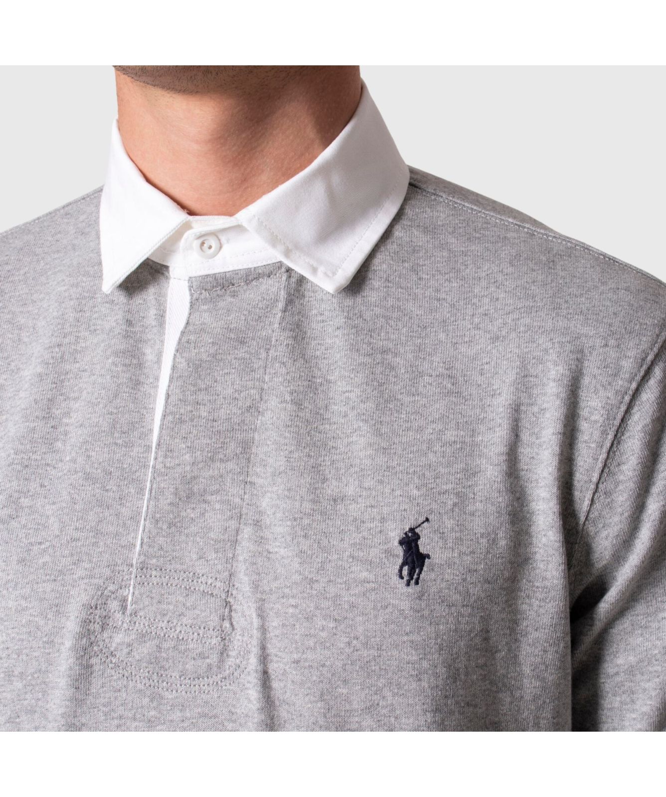 Polo Ralph Lauren Long Sleeves Rugby Shirt | grey-710717115019