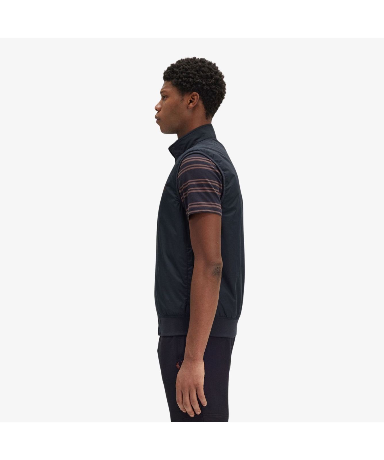 Fred Perry Regular Fit Brentham Gilet | Black-J8500-102-Navy-608