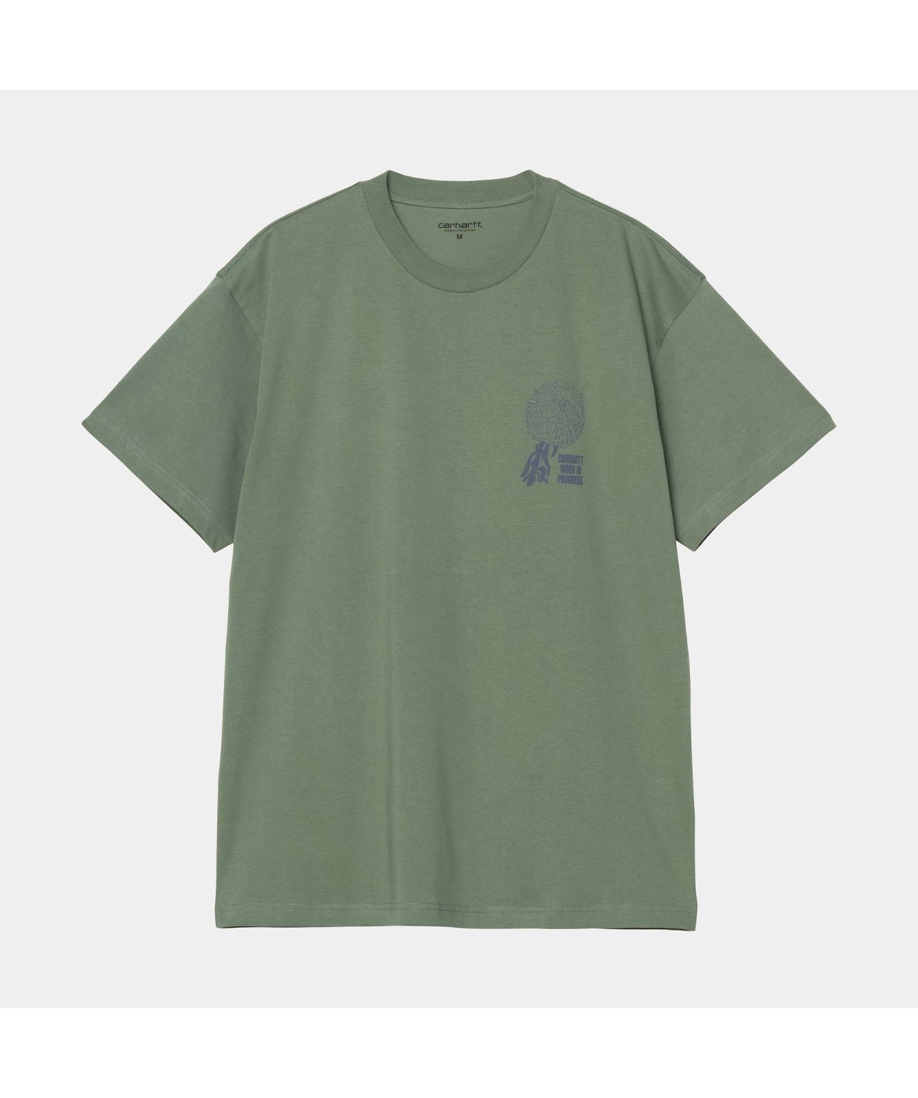 ★ドイツ発*carhartt WIP*新作*Chrysanthemum Tシャツ/BL★ Carhartt WIP Chrysanthemum T-Shirt | White-I033970-02-Green