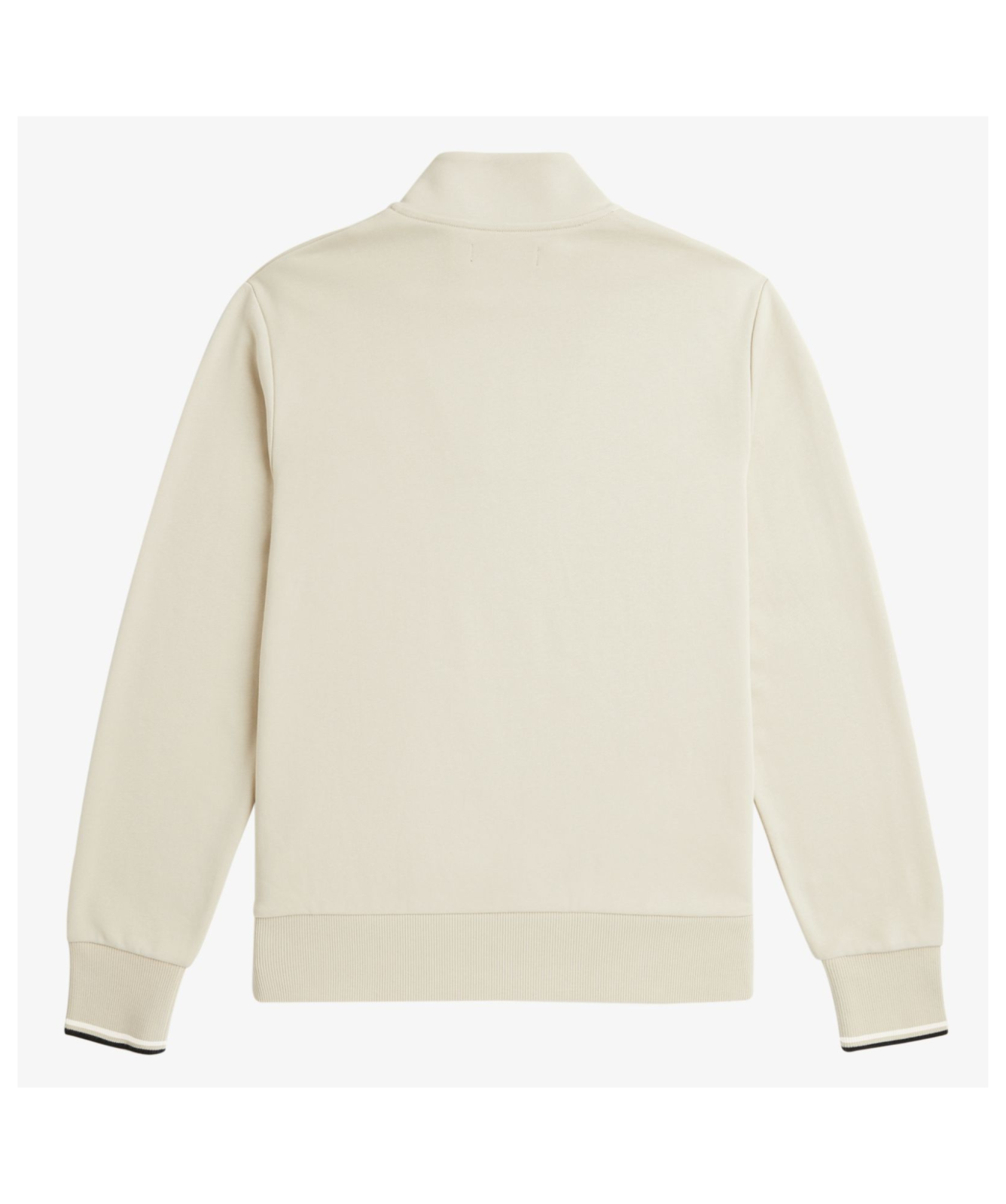 【FRED PERRY】Baseline Half Zip Sweatshirt V54 Oatmeal Fred Perry Half Zip Sweatshirt Oatmeal at CareOfCarl.com