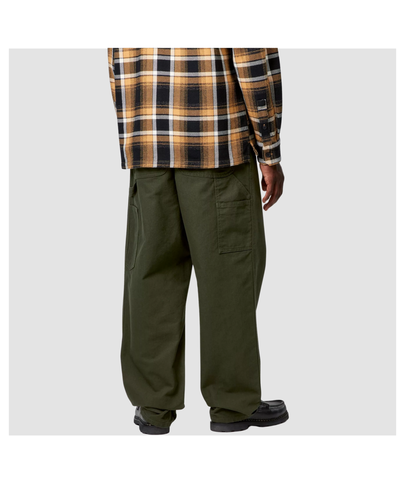 Carhartt WIP Trousers | Single Knee Pant | Olive (Rinsed