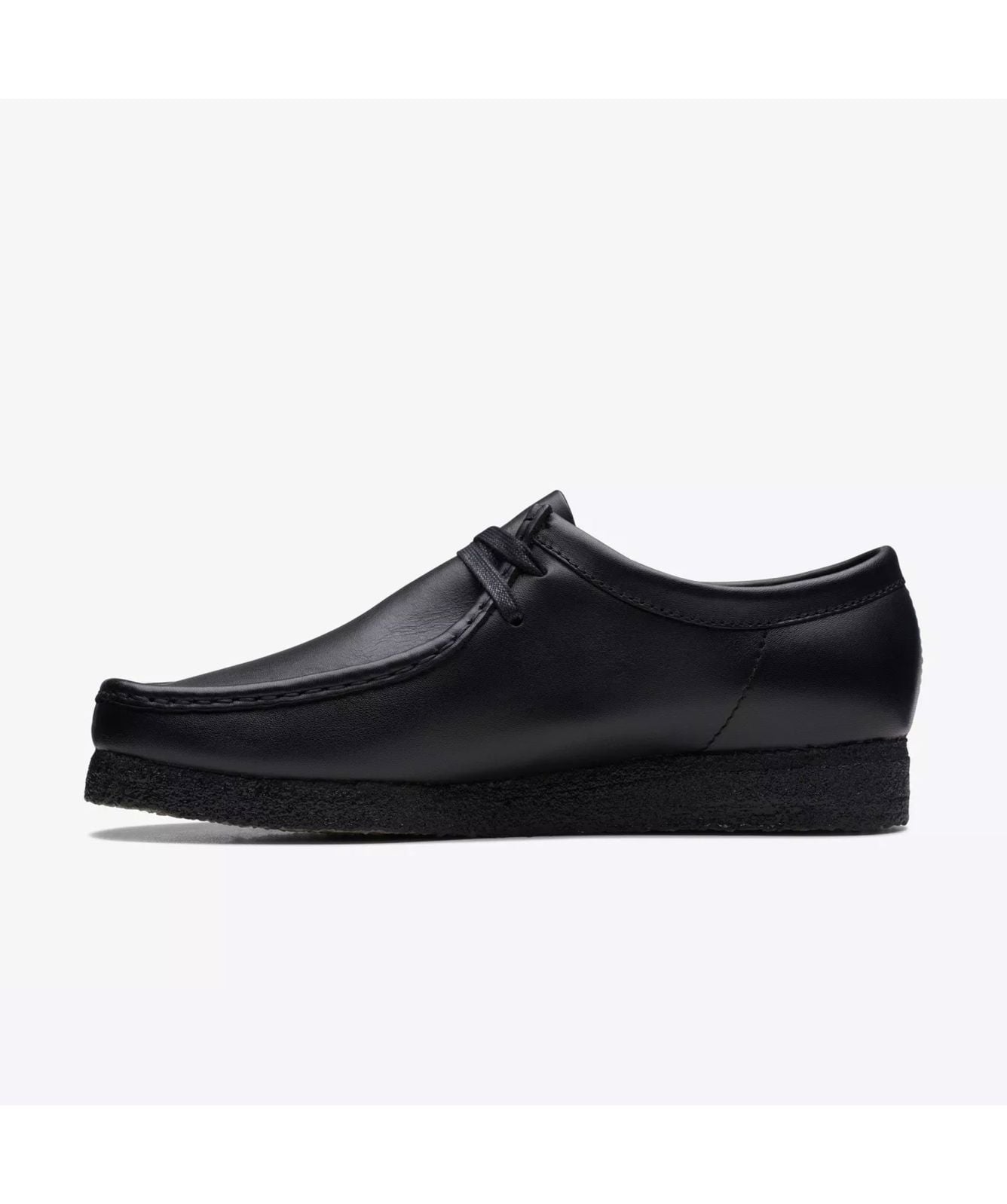 clarks black leather wallabee black-2615551
