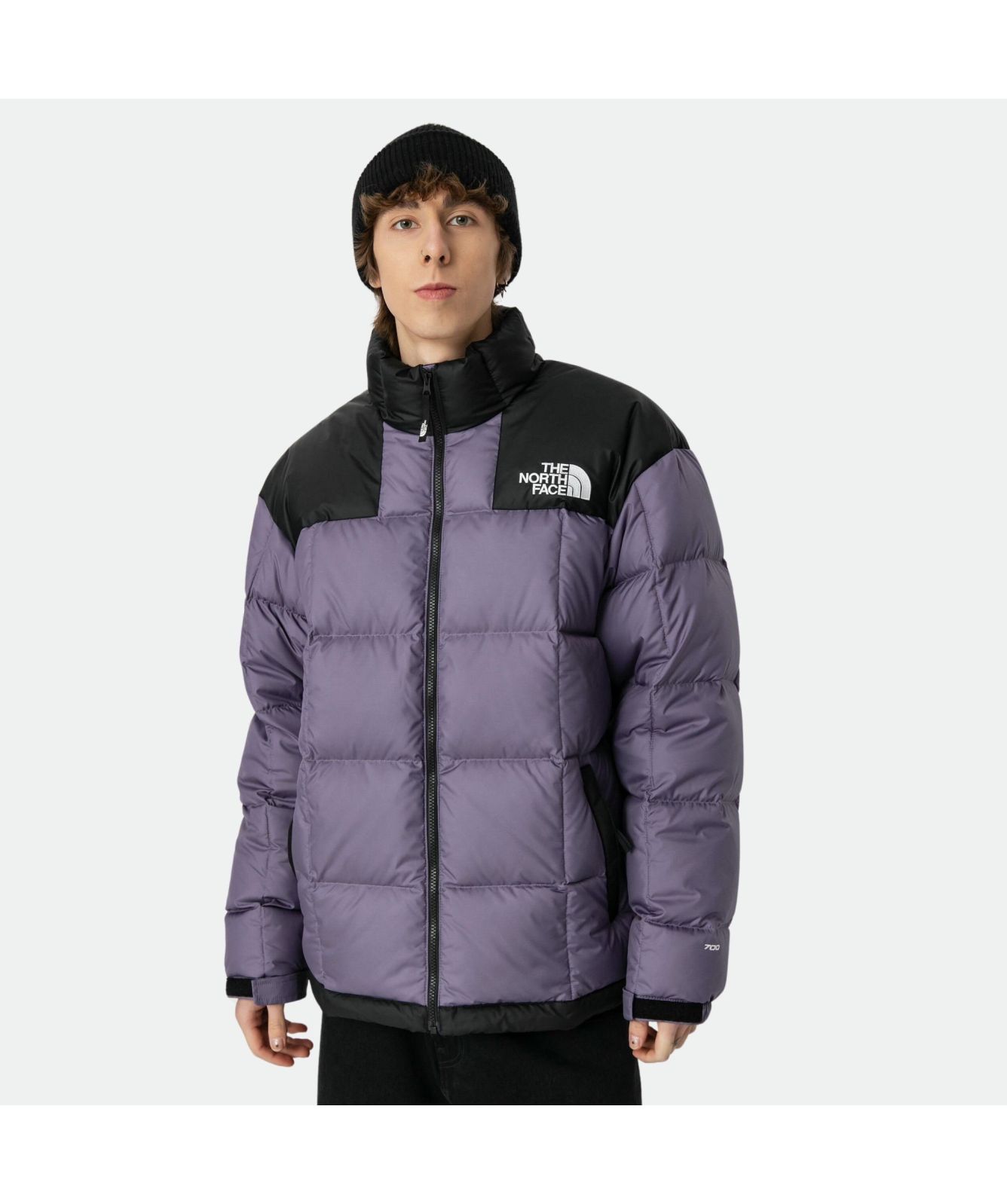 The North Face Lhotse Colour Block Down Fill Jacket | Slate Purple