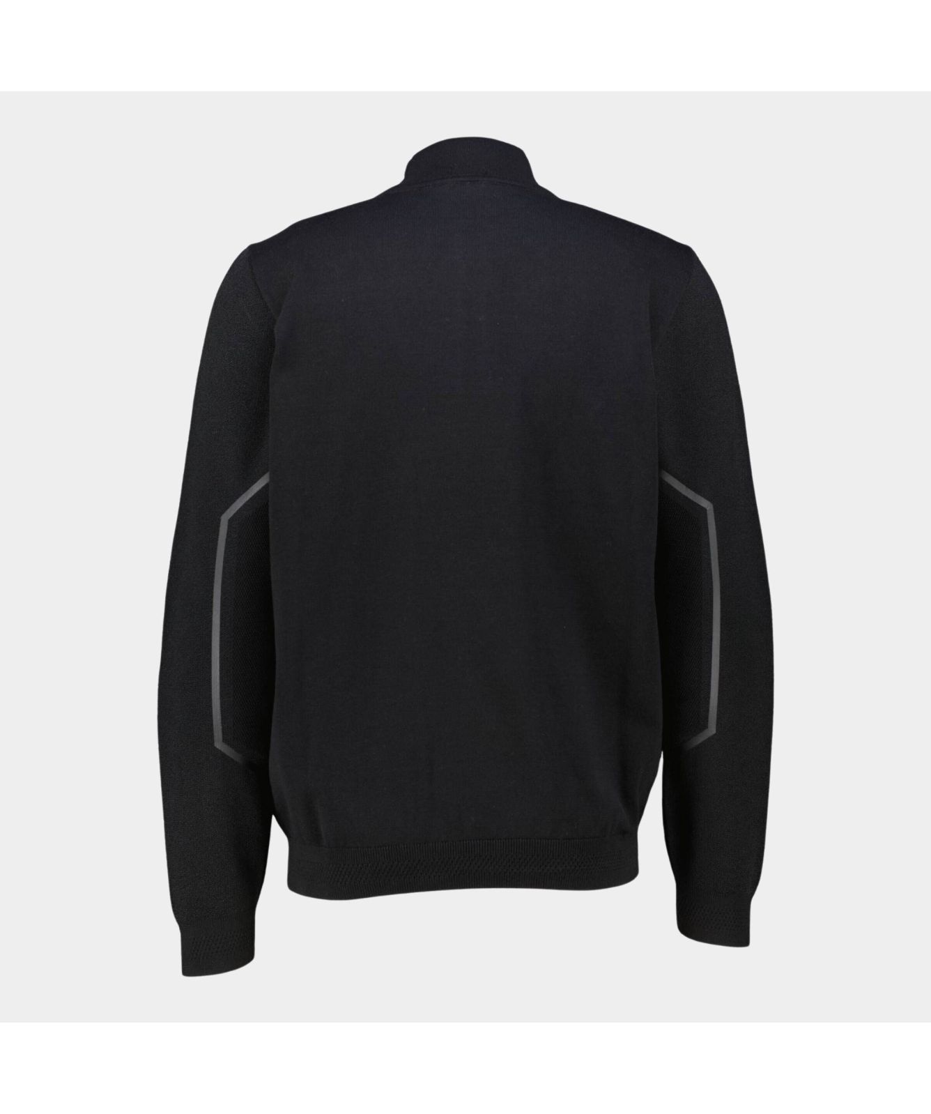 Boss Zhine ¼ Zip Jumper | Black-50523154-001 -kular fashion