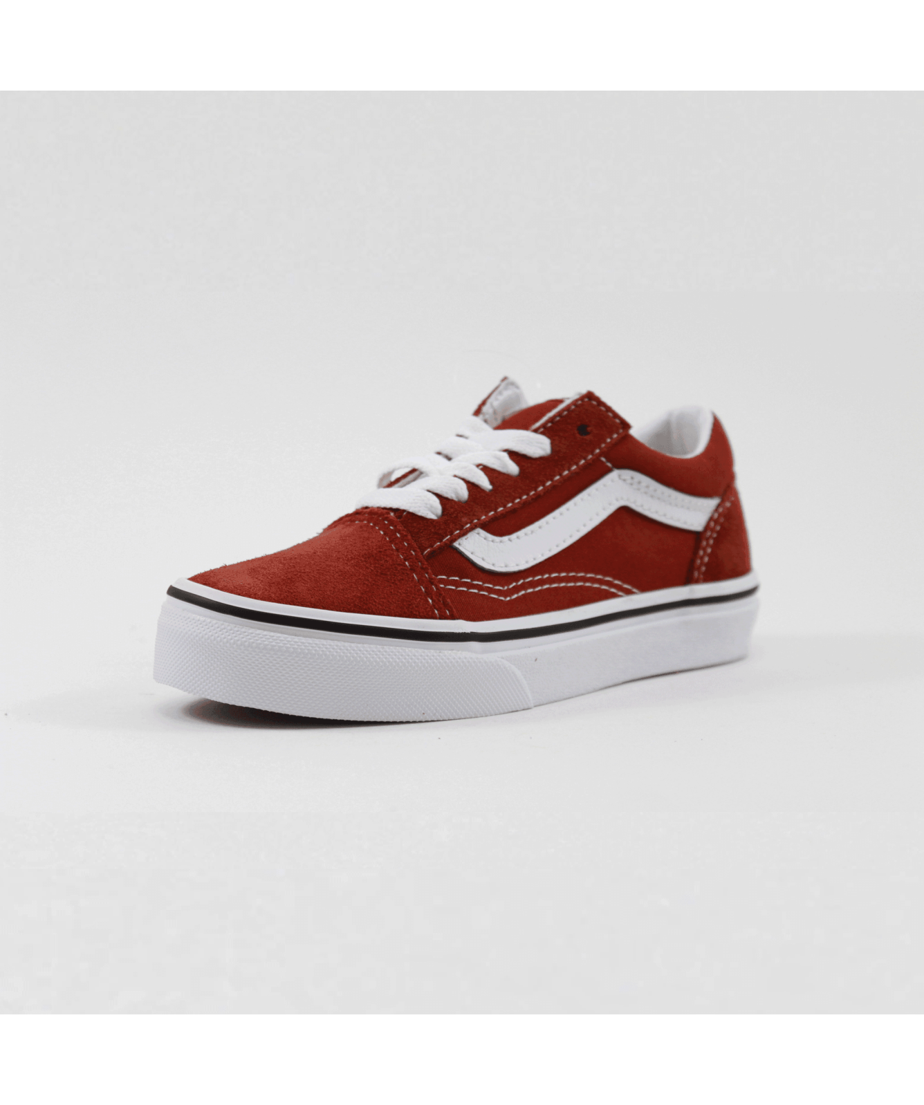 Vans Junior Boys Old Skool Shoes Picante/True White