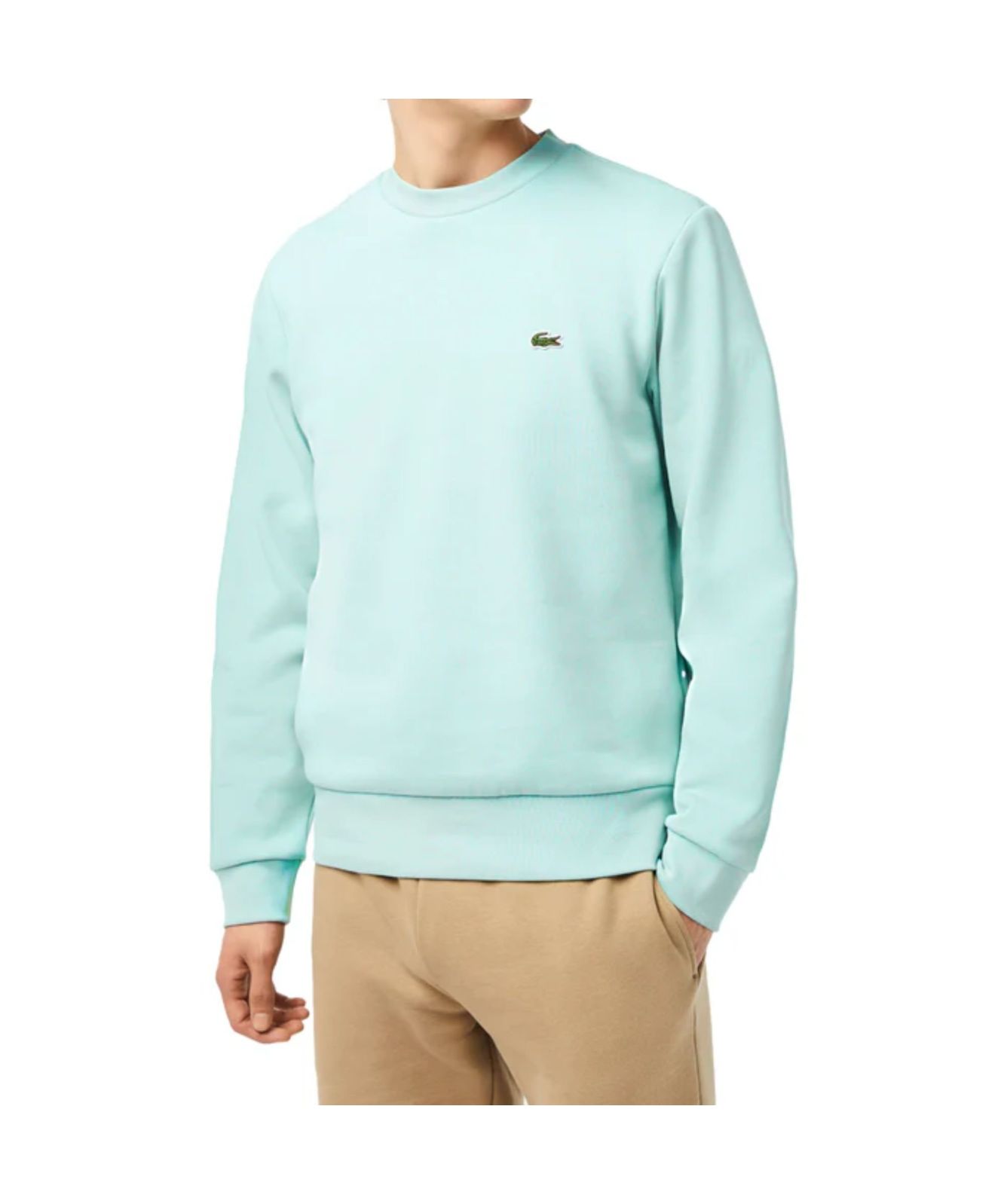Sweat Lacoste Gris Pull Col Rond Lacoste Homme LACOSTE Sweatshirt