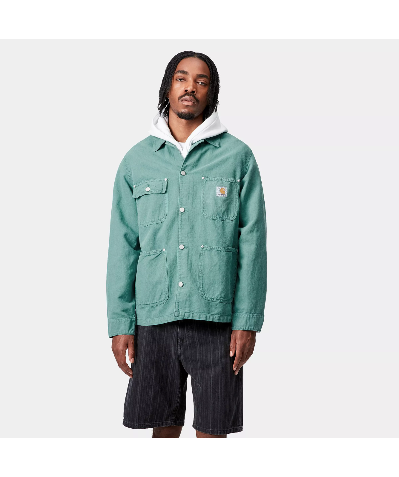 Carhartt WIP Walter Chore Coat |Saguro - I035552_2ZU_GD, Pink Fog