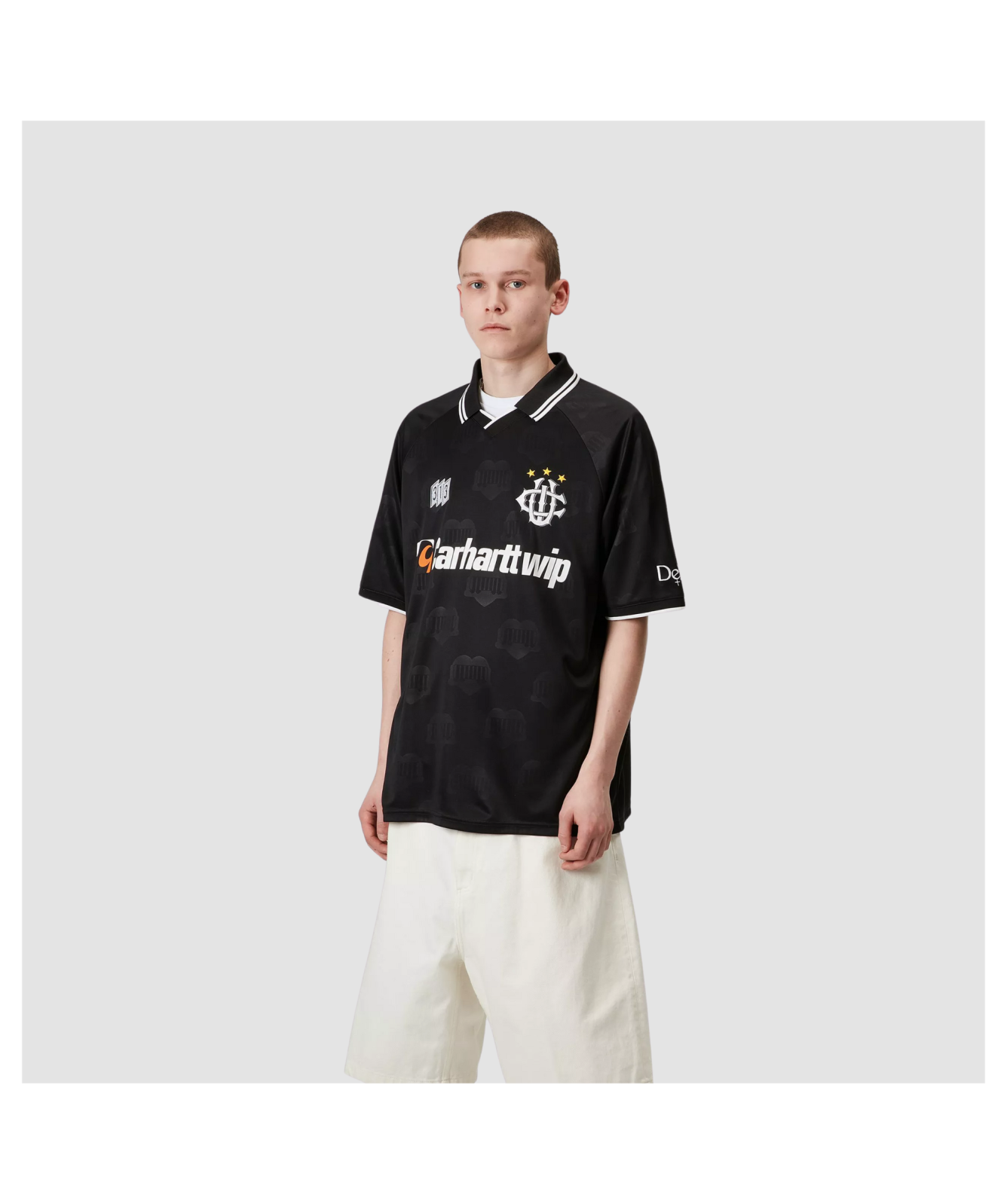 Carhartt WIP Hartt's Football T-Shirt | Black, Bluebird
