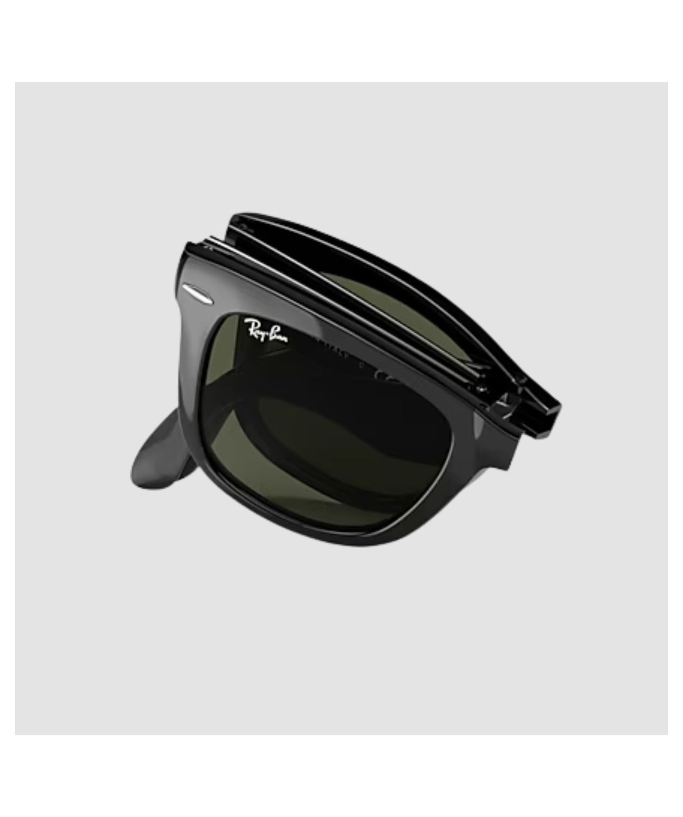 Ray-Ban Wayfarer Folding Classic Sunglasses - Polished Black