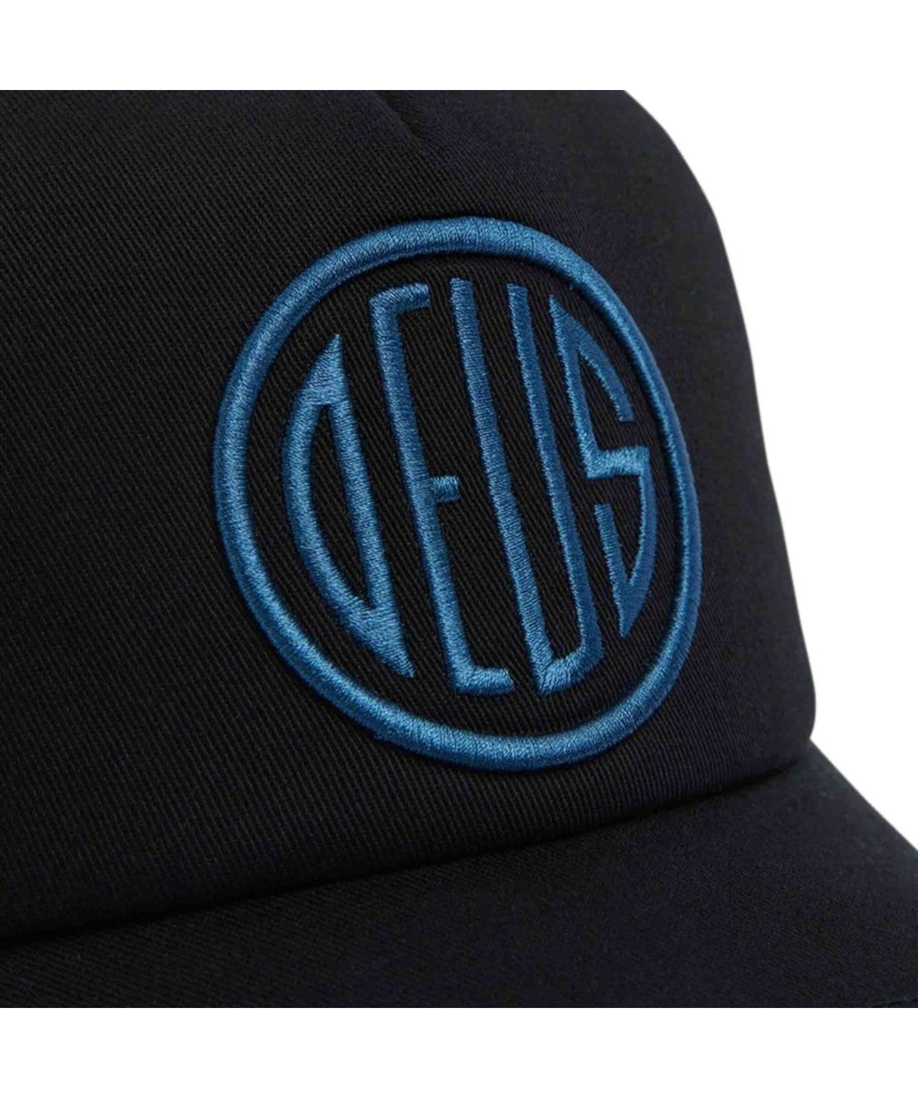 Deus Paris Shield Cappellino Trucker Verde Vinyard | Unisex | Rete Posteriore E Chiusura Regolabile | Cotone E Nylon