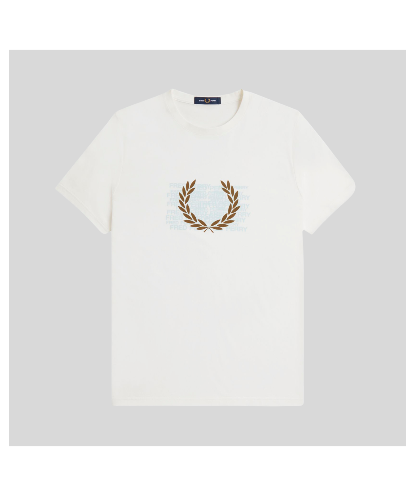 Fred Perry Men's Laurel Wreath Graphic Tee | White M6540 129