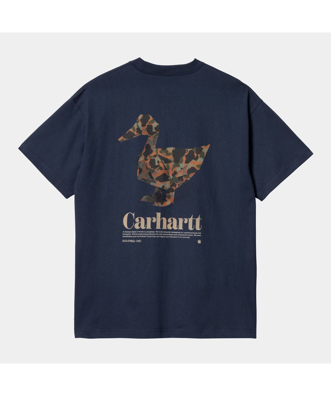 ★Carhartt★ Fleming Ducks Print Short Sleeve T-Shirt Black Carhartt WIP Flaming Ducks Tee | Black