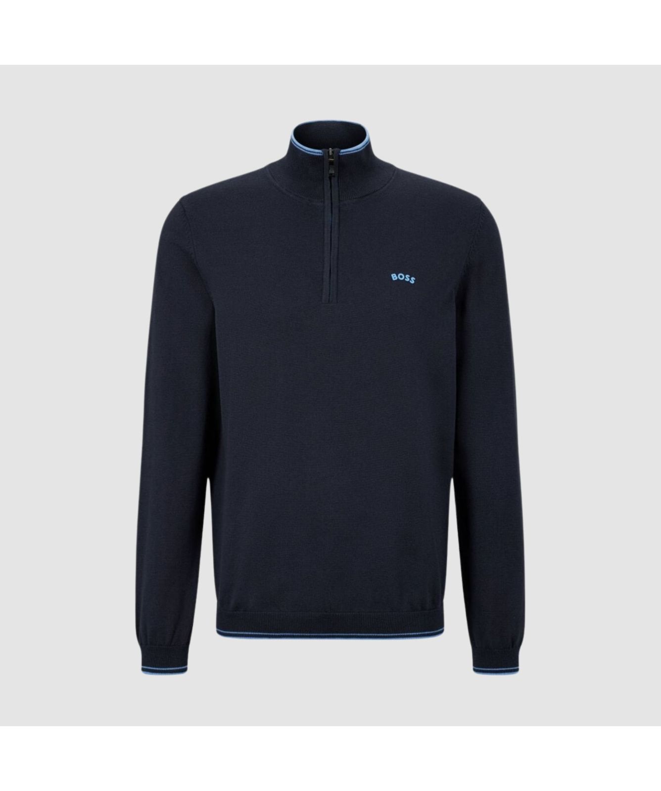 ジャム Boss Zitom ¼ Zip Jumper | navy-50475096-402-off white-131