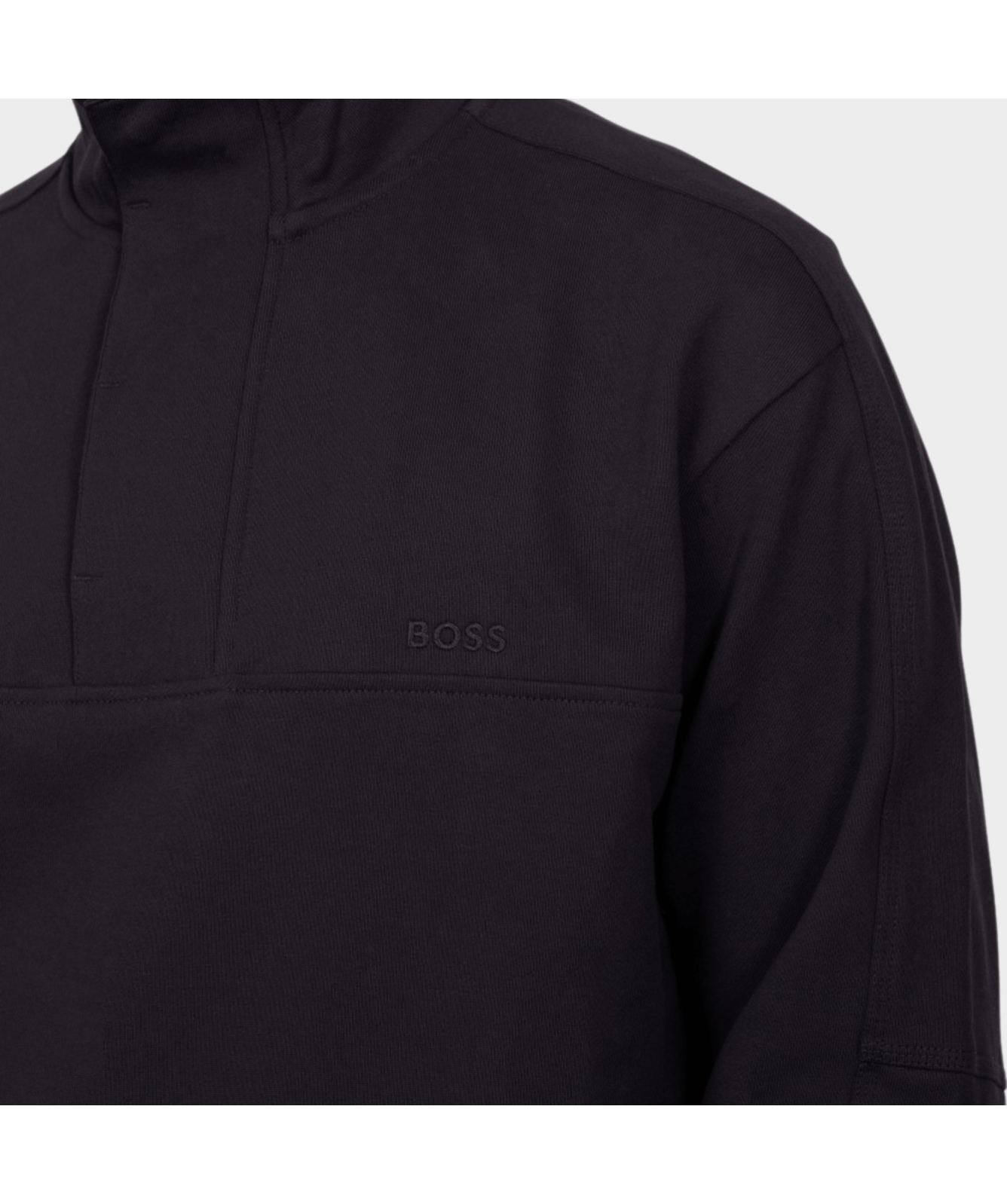 BOSS Orange Ze Work Half Zip Sweatshirt | (50545753) Black-001
