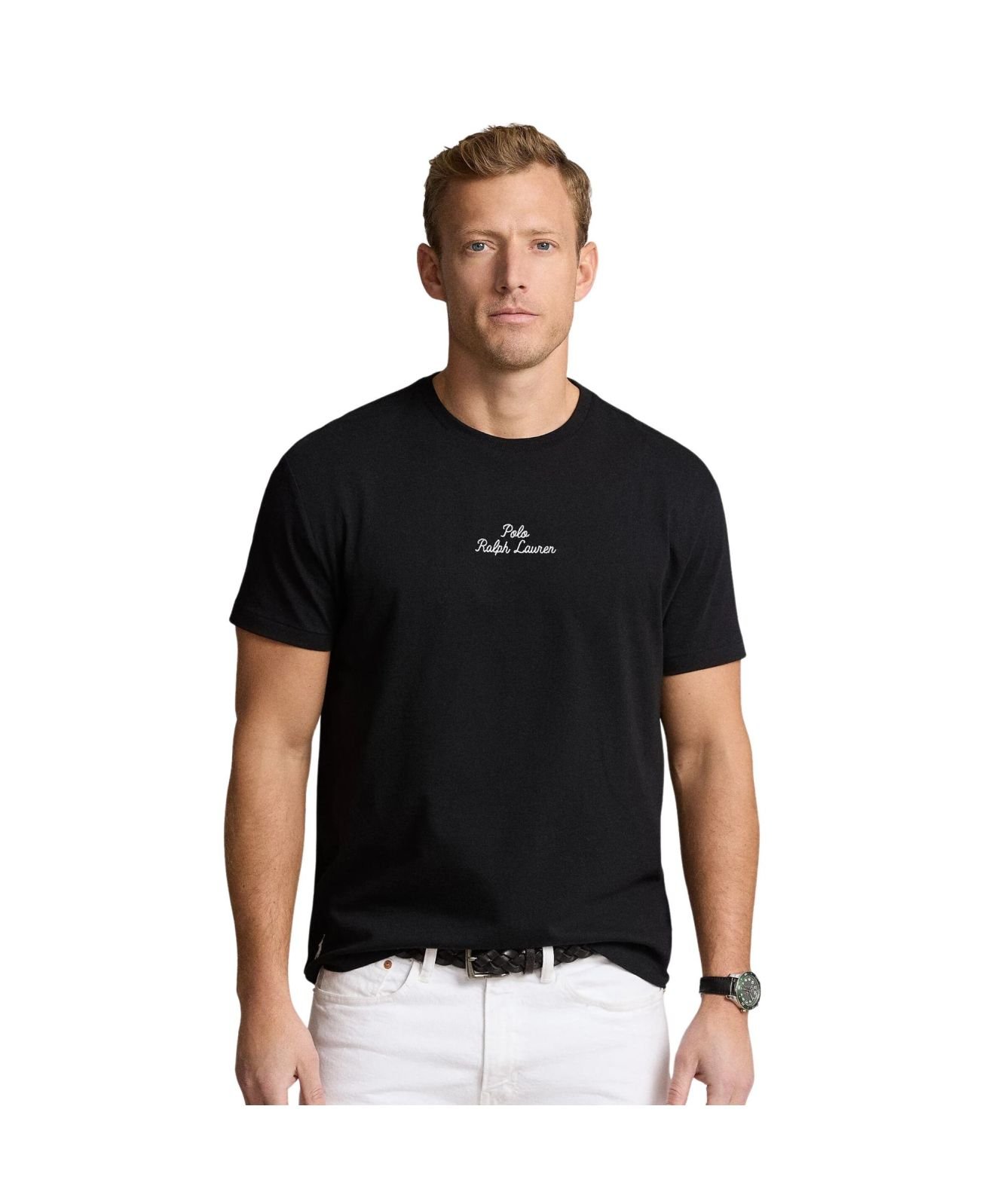 Polo Ralph Lauren Chest Stitch Logo Men's Tee in black