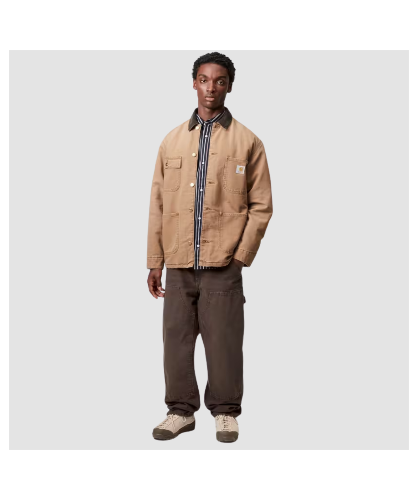 Carhartt WIP OG CHORE COAT ハミルトンブラウン Carhartt WIP OG Chore Coat Dearborn Canvas Aged Hamilton Brown/Tobacco