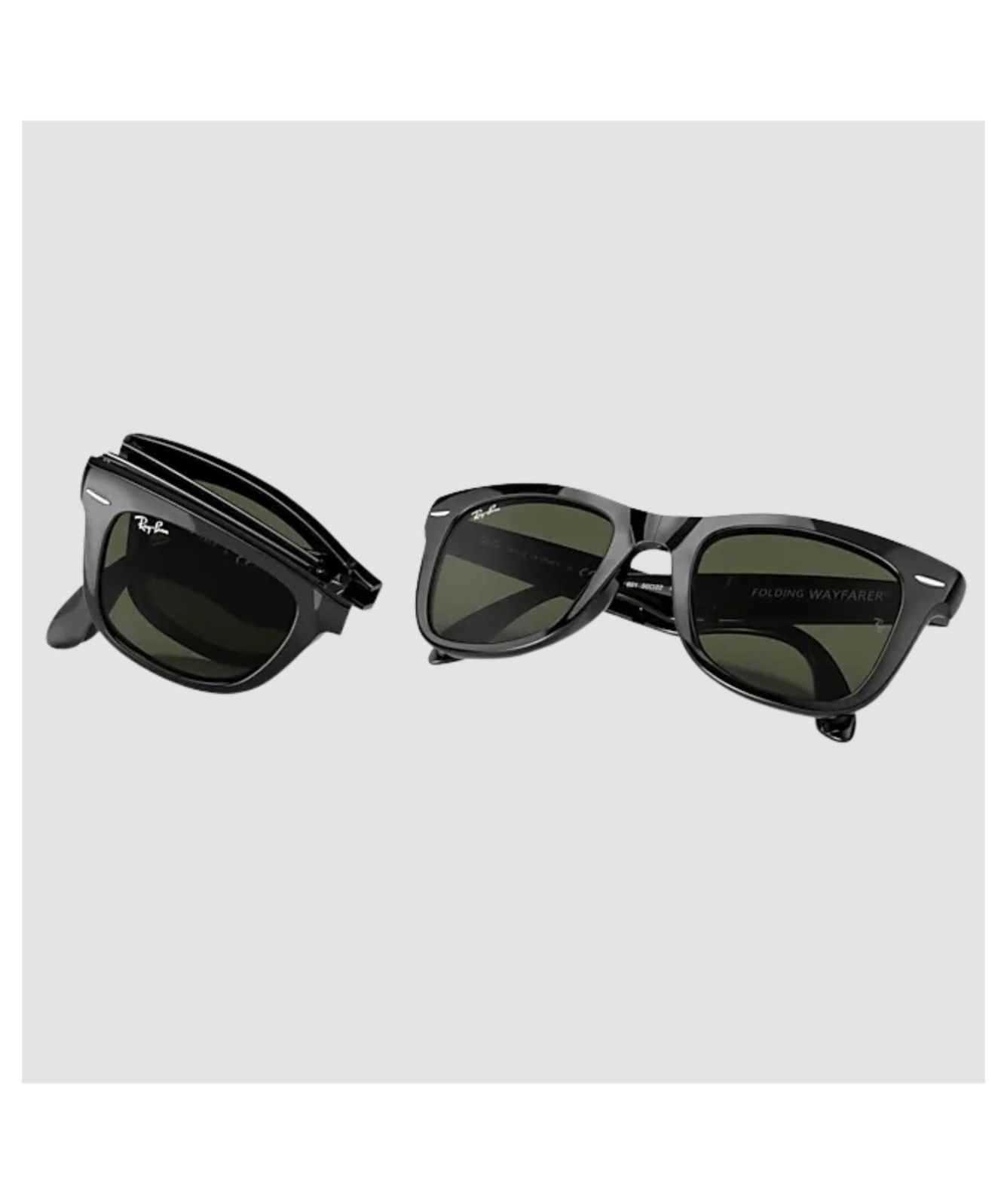 【未使用級】Ray-Ban WAYFARER FOLDING CLASSIC Ray-Ban Wayfarer Folding Classic Sunglasses - Polished Black