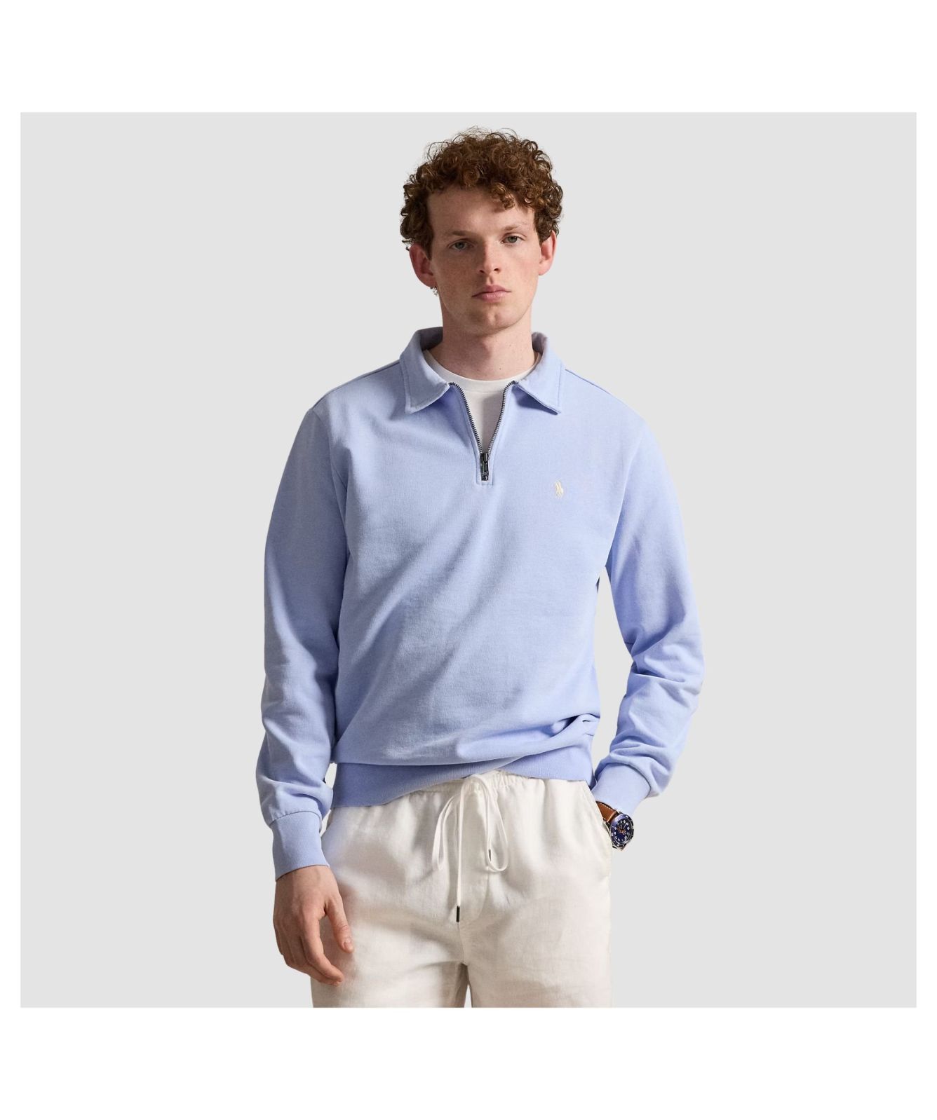Men's Polo Ralph Lauren Loopback Fleece Quarter-Zip Sweatshirt