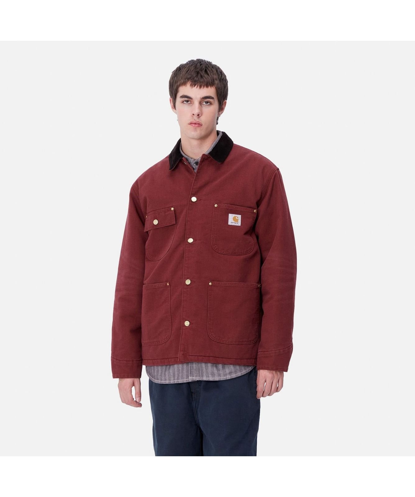 Carhartt WIP OG Chore Aged Canvas Men's Jacket | Black