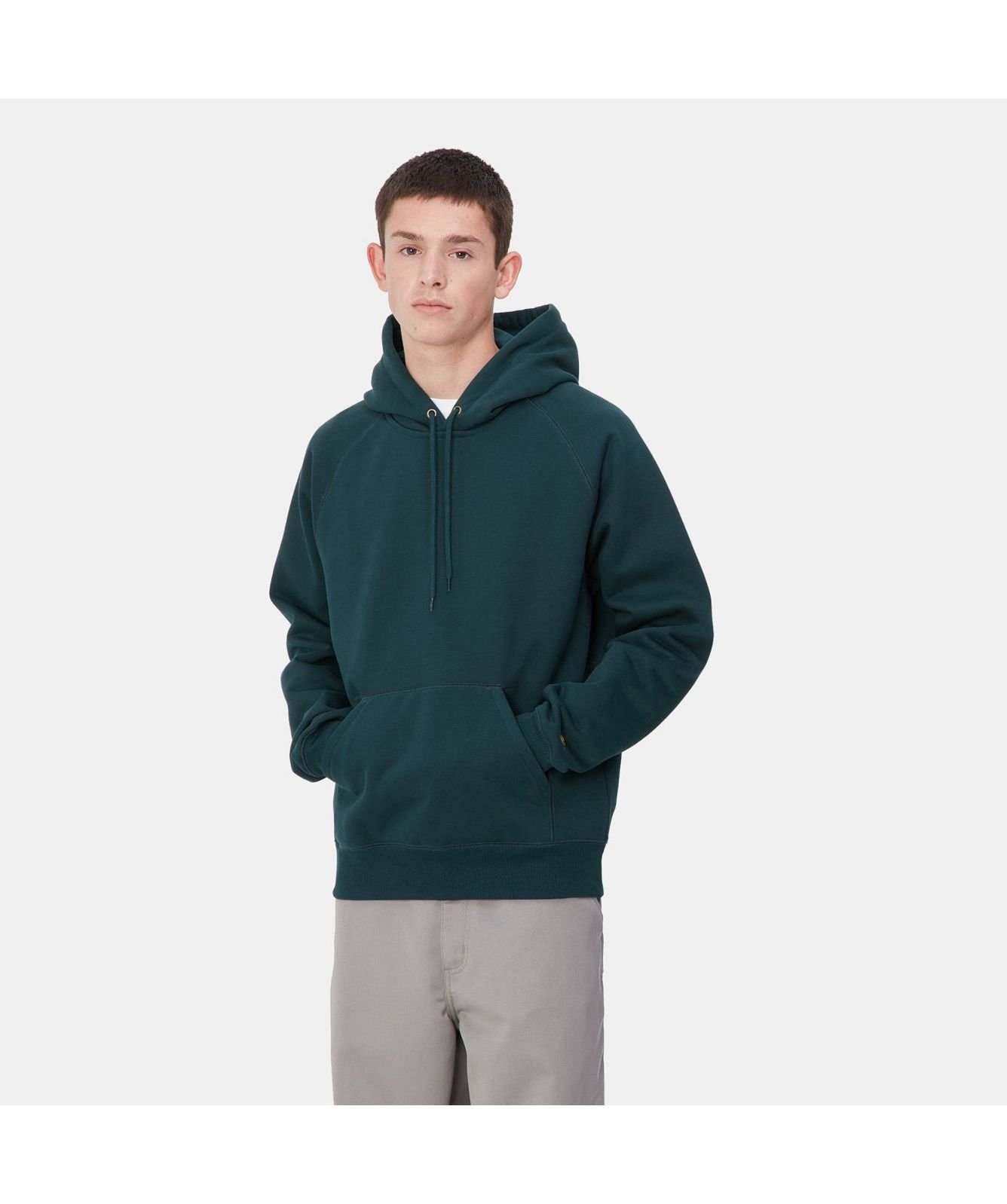 Carhartt WIP Chase Men's Hoodie | Petro-I033661-2D0-green
