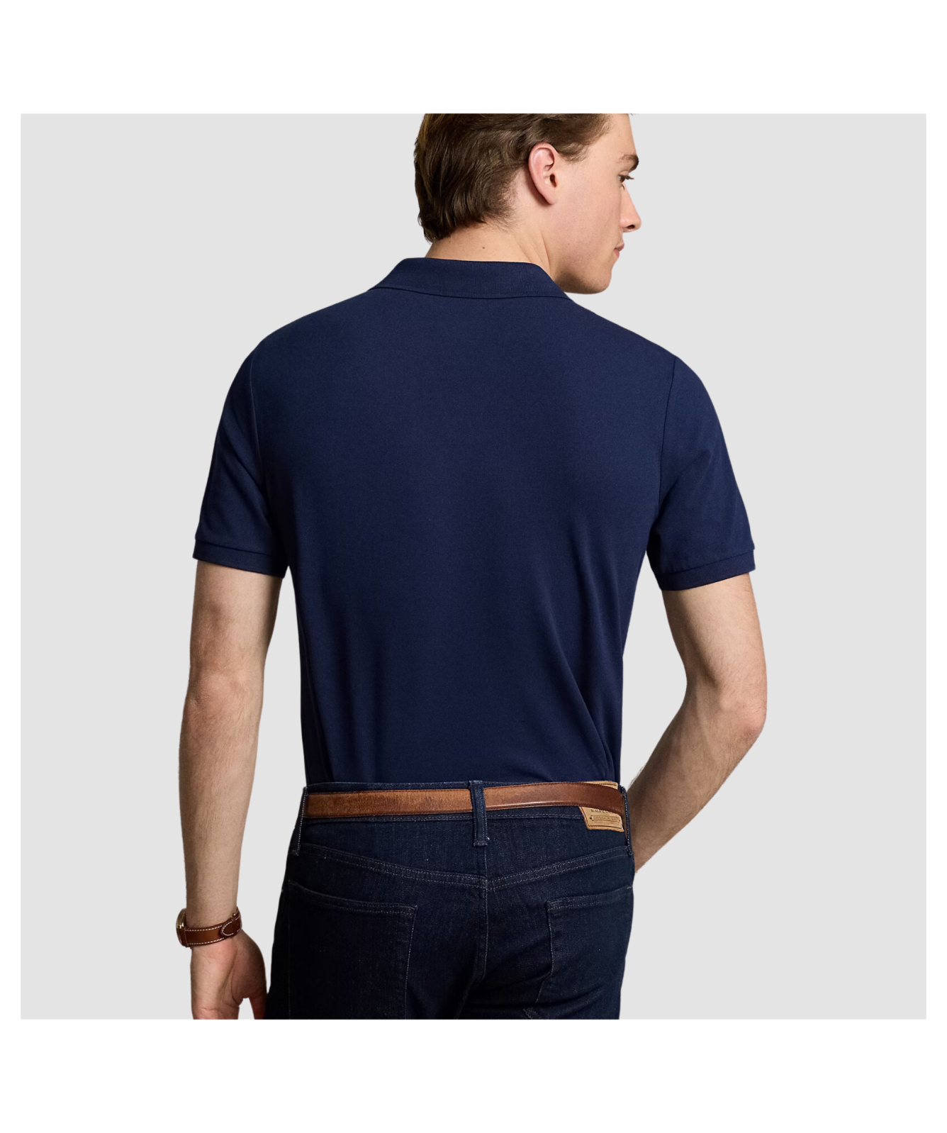 Polo Ralph Lauren Men's Classic Fit Stretch Mesh Polo Shirt | Navy