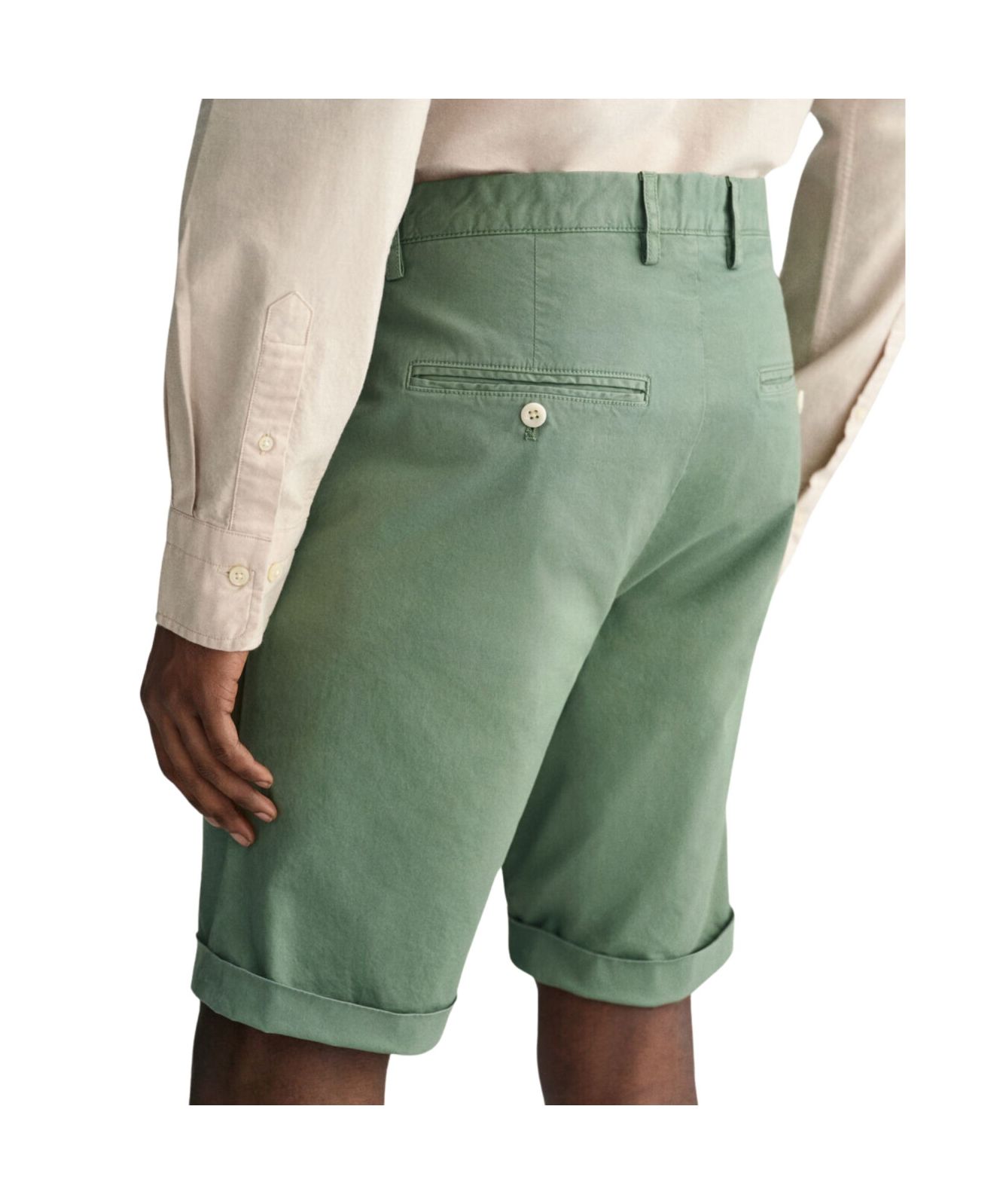Gant Men's Elasticated Summer Casual Shorts – Lightweight Cotton Half Pants