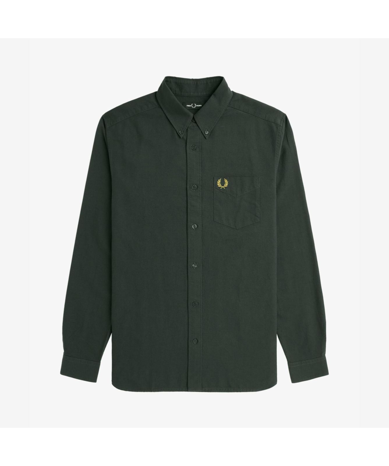Fred Perry Oxford Shirt | Dark Green - M5516-X89 - Kular Fashion