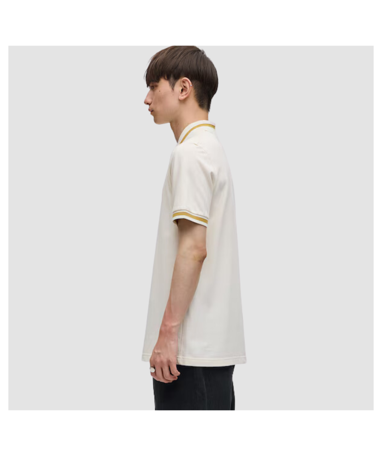 ★FRED PERRY★ M2 Single Tip Fred Perry Shirt Ecru Honeycomb Fred Perry M3600 Polo // ECRU/HONEYCOMB X01 – Sweet & Tender