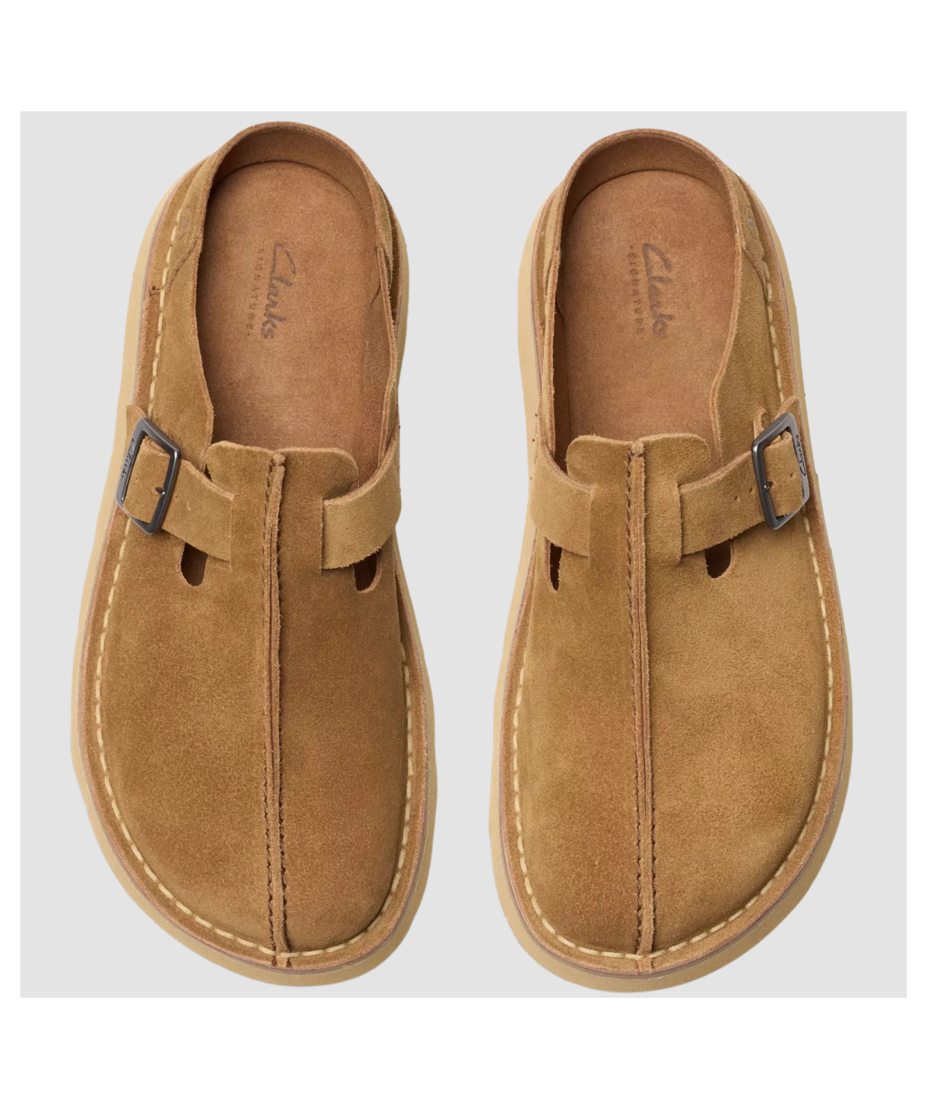 Clarks Originals Men's Solsbury Mule Suede Slip Ons | Cola - 26180881