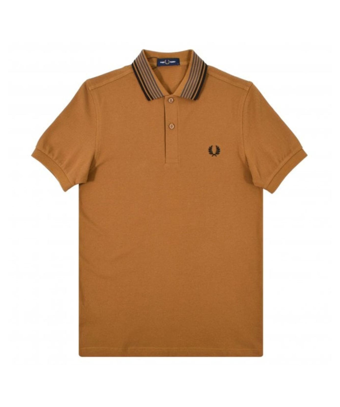 Fred Perry Striped Collar Polo Shirt - M3653