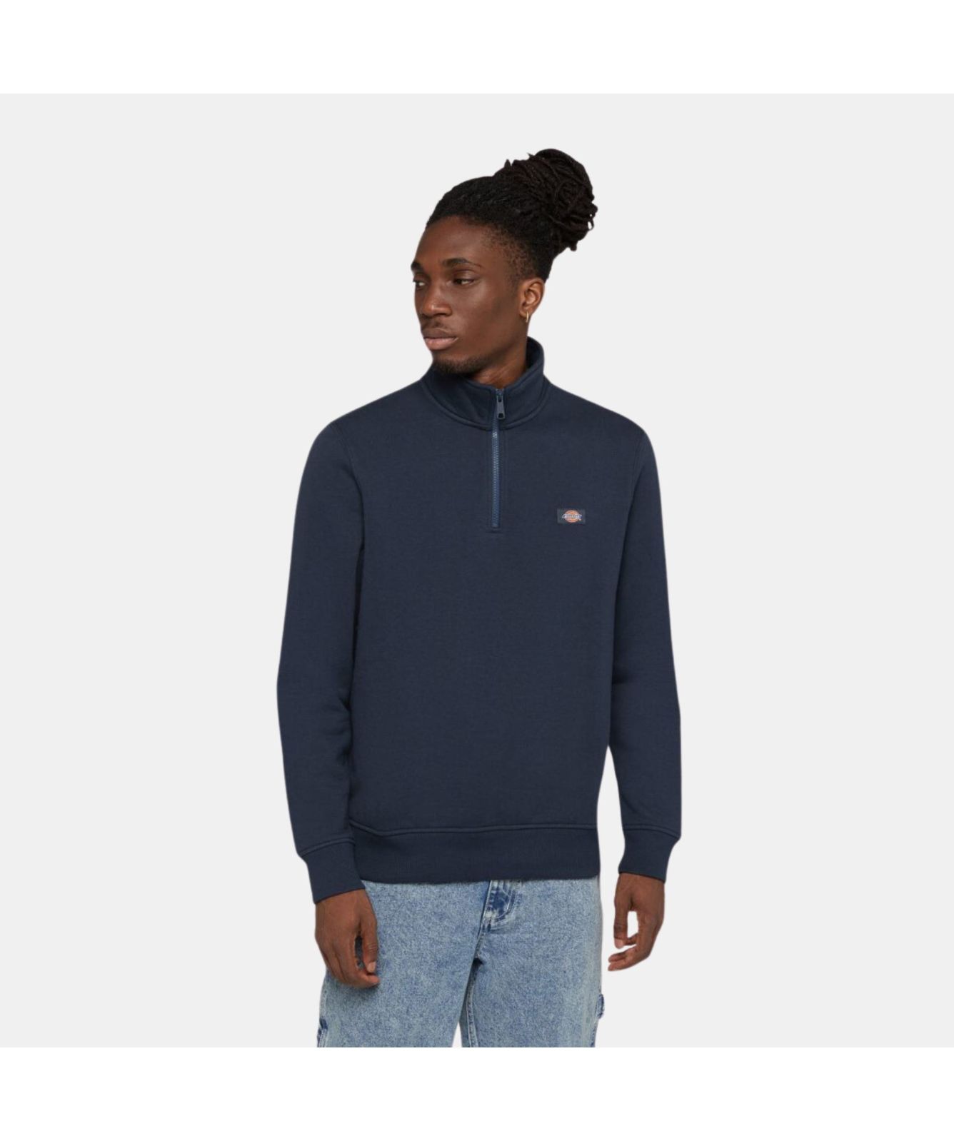 Dickies Oakport Quarter Zip | navy-DK0A4XD40DN1-black-BLK1-grey