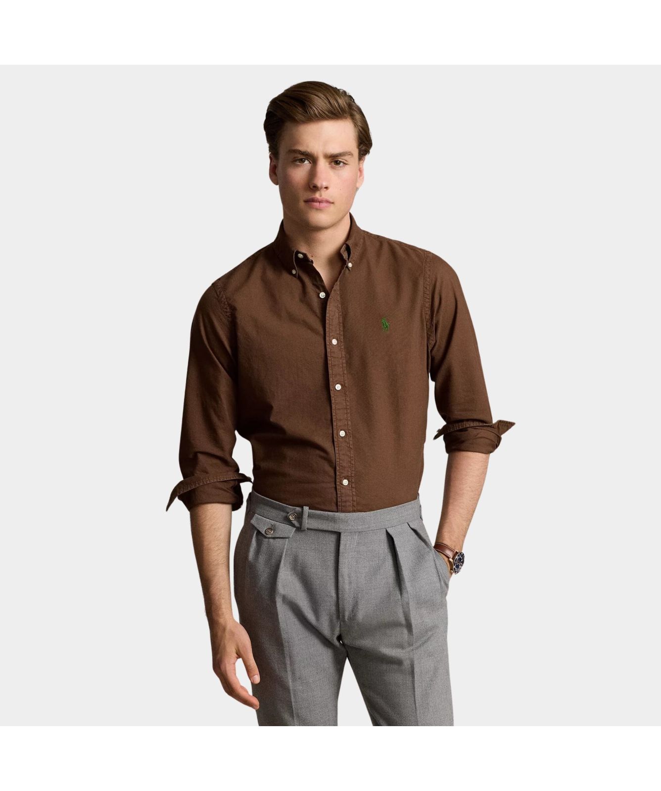 Brown Ralph Lauren Custom Fit T Shirt Sale Polo Ralph Lauren