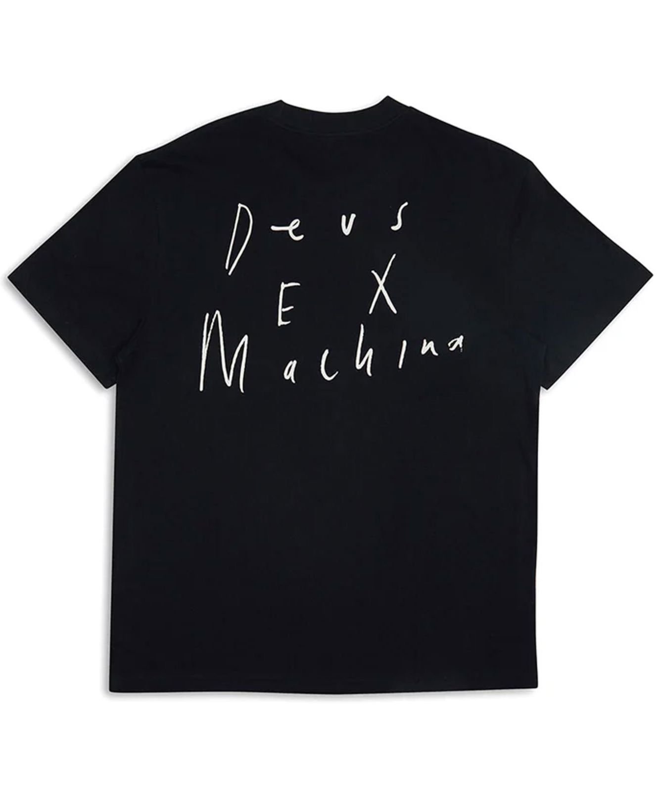 【Deus】 Ex Machina ソウル カレッジ Tシャツ ブラック deus ex machina Bobskull T-Shirt in Black dms231202a at