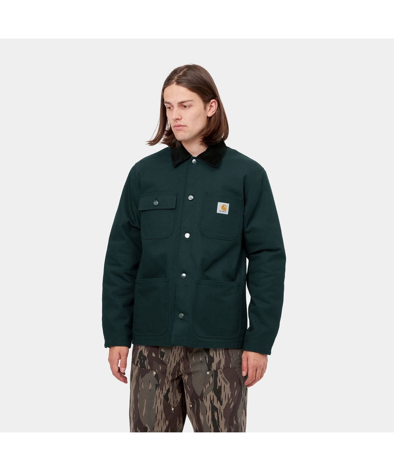 Carhartt Michigan Coat Lサイズ 緑 Carhartt WIP Michigan Coat, Silver Pine / Silver Pine
