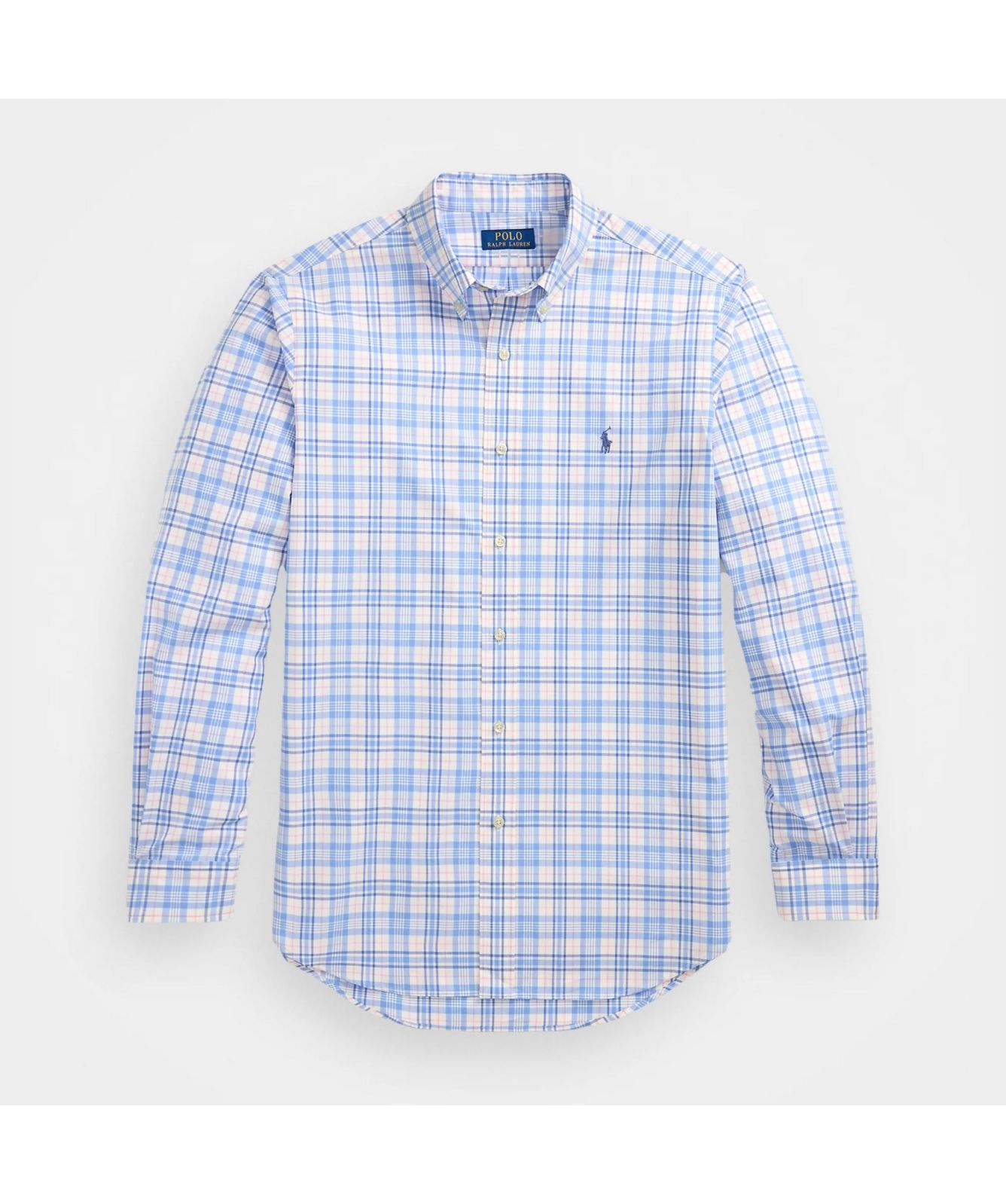 Polo Ralph Lauren Custom Fit BD Long Sleeve Check Shirt | Blue