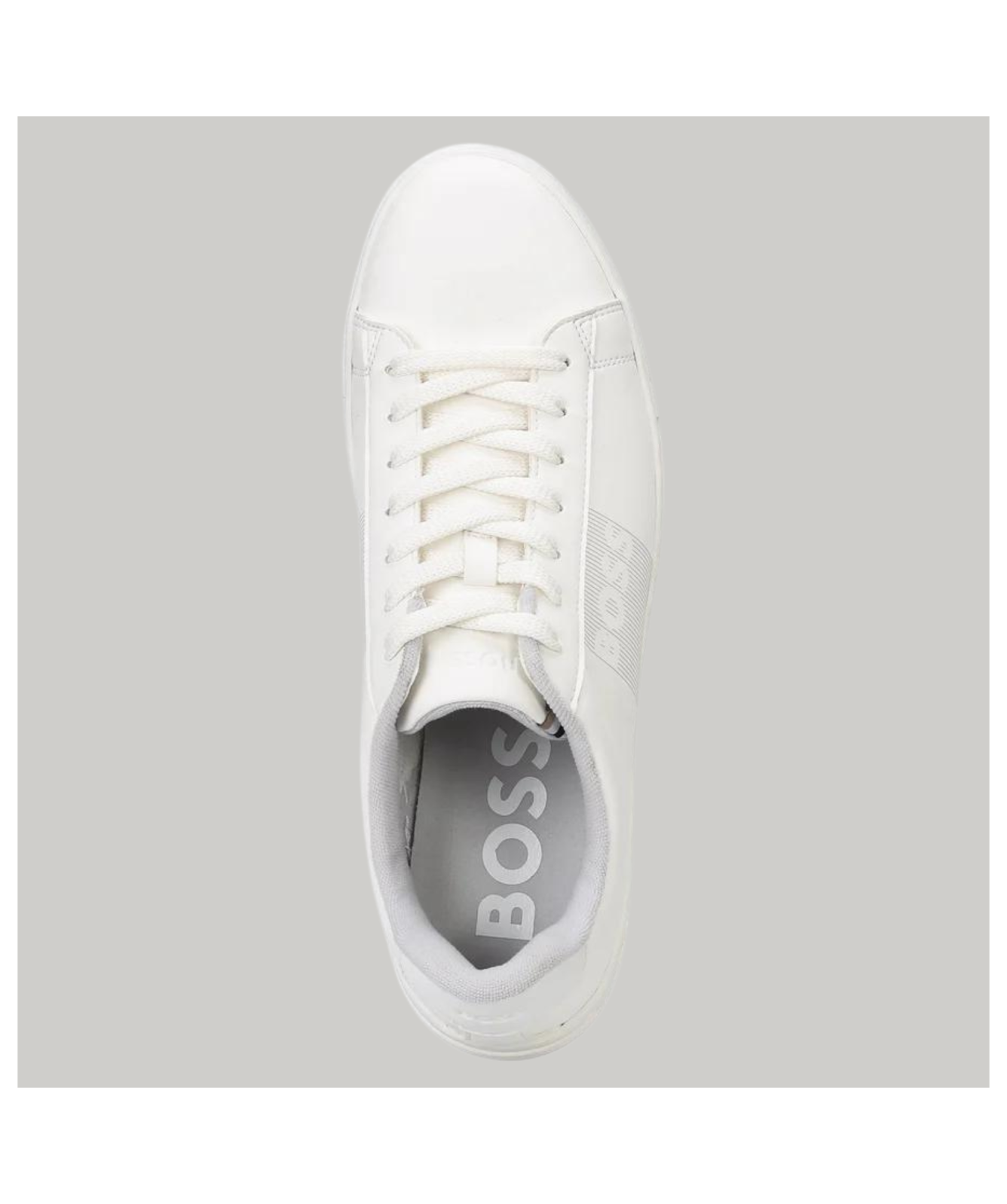 BOSS Chaussures Homme Rhys Tennis Blanc - Confort Et Élégance 43 EU
