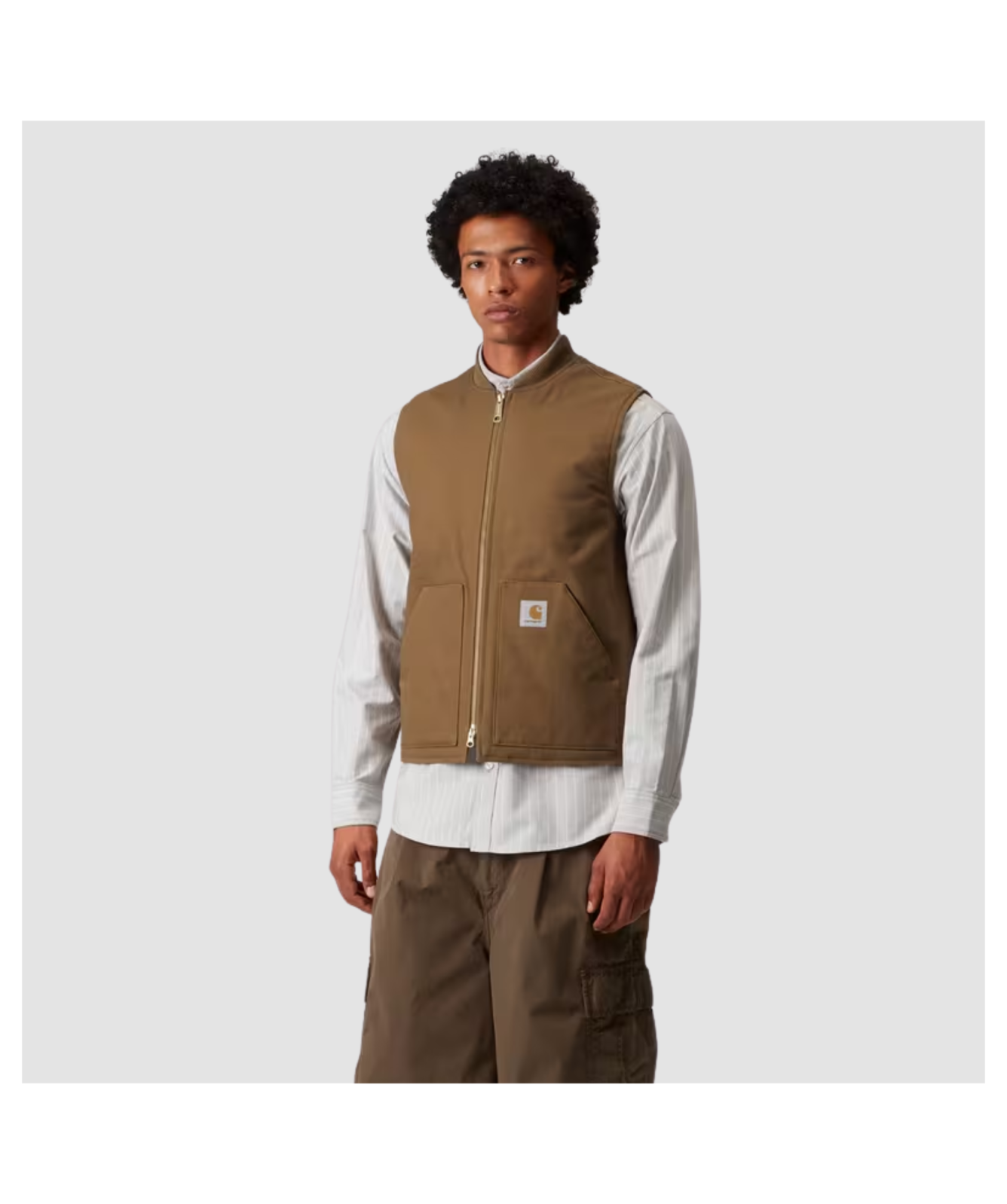 Carhartt WIP Canvas Quilt Vest Jacket | I028423-0WH | Kular Fashion