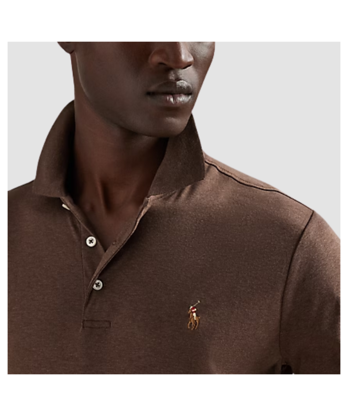 Polo Ralph Lauren Men's Polo Shirt - Brown | Kular Fashion
