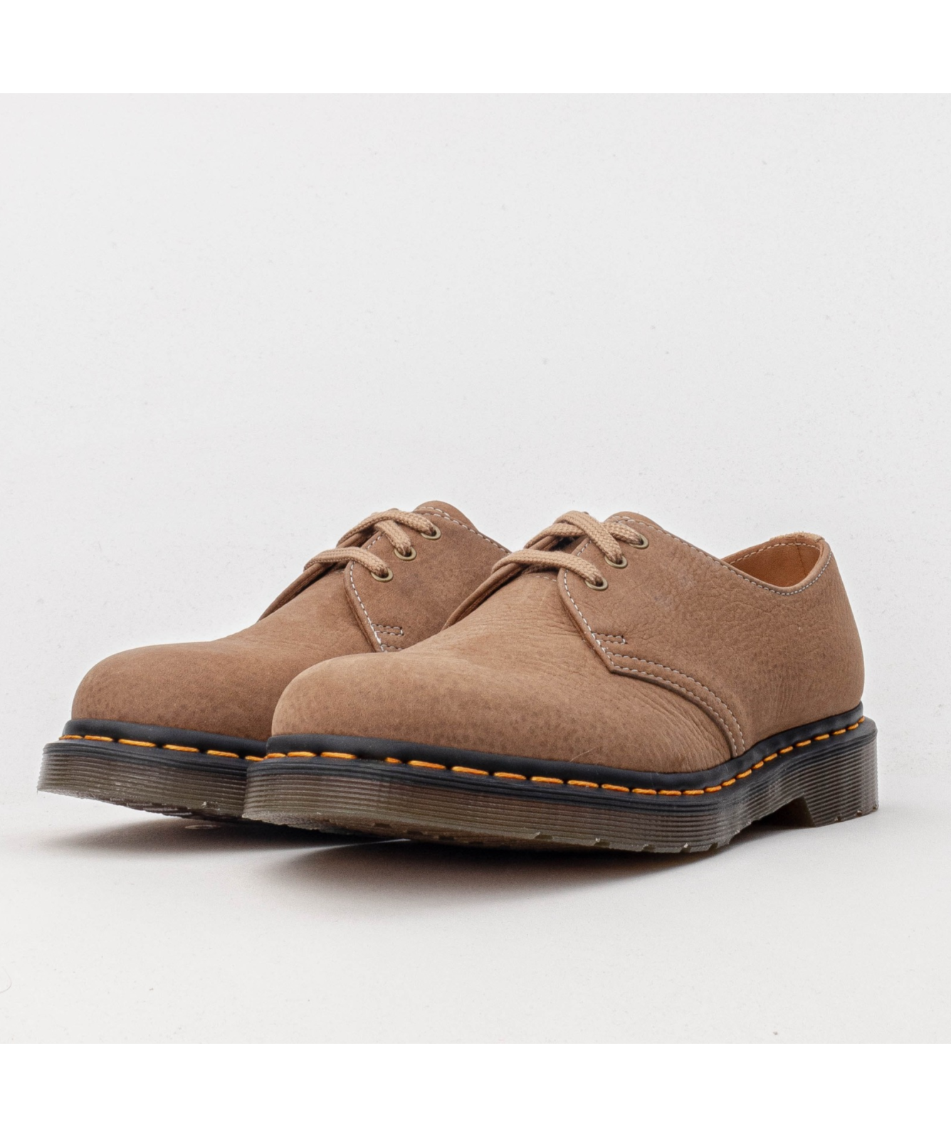Dr.‎ Martens VTG Tan Nubuck 4 Eye Oxfords S… Dr. Martens Leather Upper Brown Comfort Shoes for Women for  main image 2