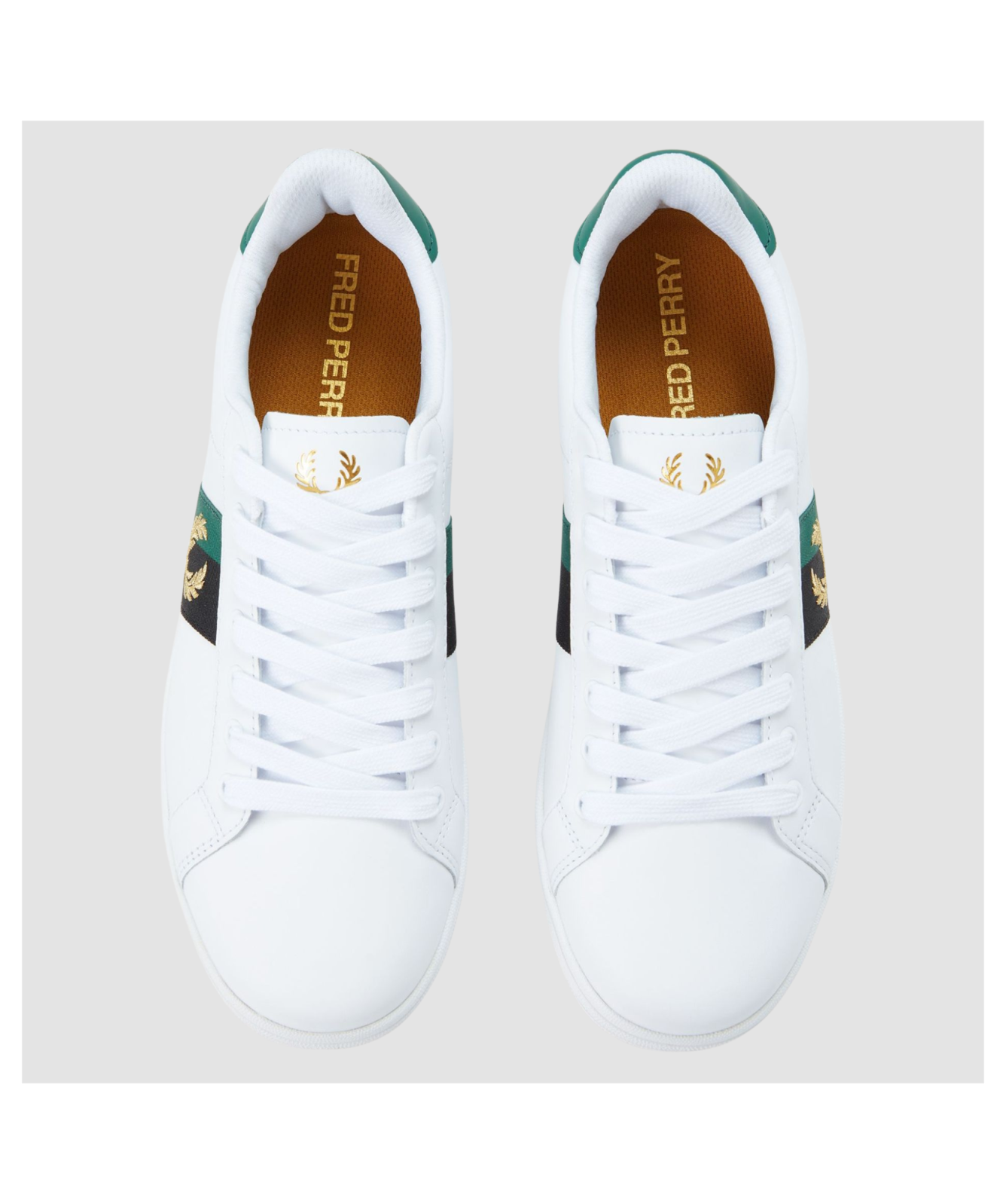 Fred Perry B721 Tennis Shoes | White - B1311-134 display picture 2