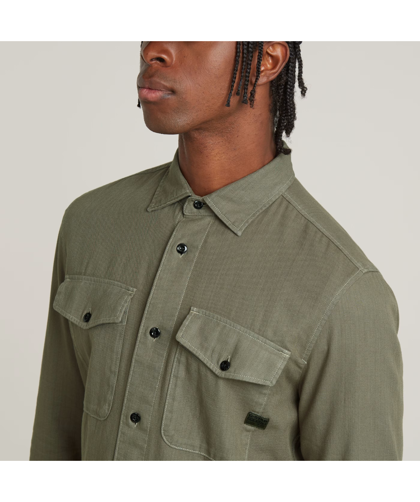 G-STAR RAW Heren Marine Slim Ls Shirt, groen (Shamrock Gd D24963-d454-b681), L G-STAR RAW Heren Marine Slim Ls Shirt, groen (Shamrock Gd D24963-d454-b681), L