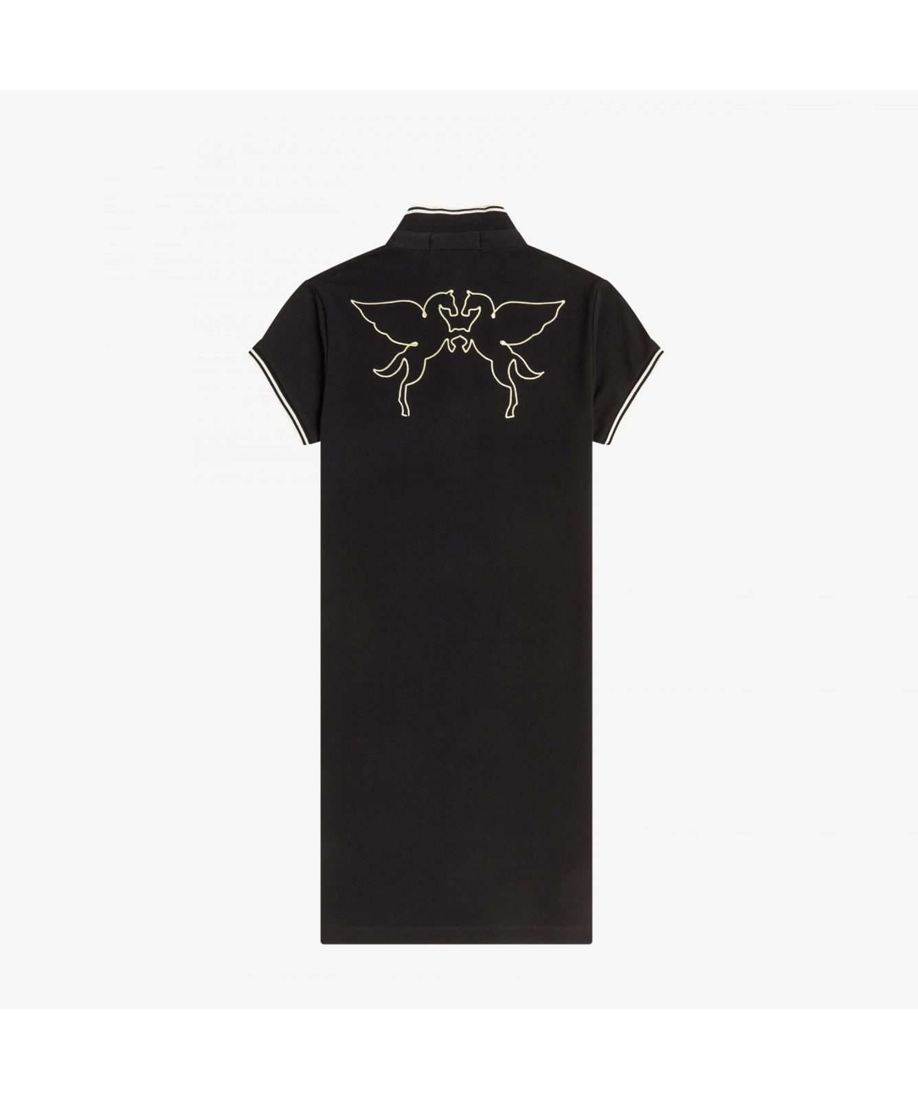 Fred Perry x Amy Winehouse Embroidered Pique Dress | Black