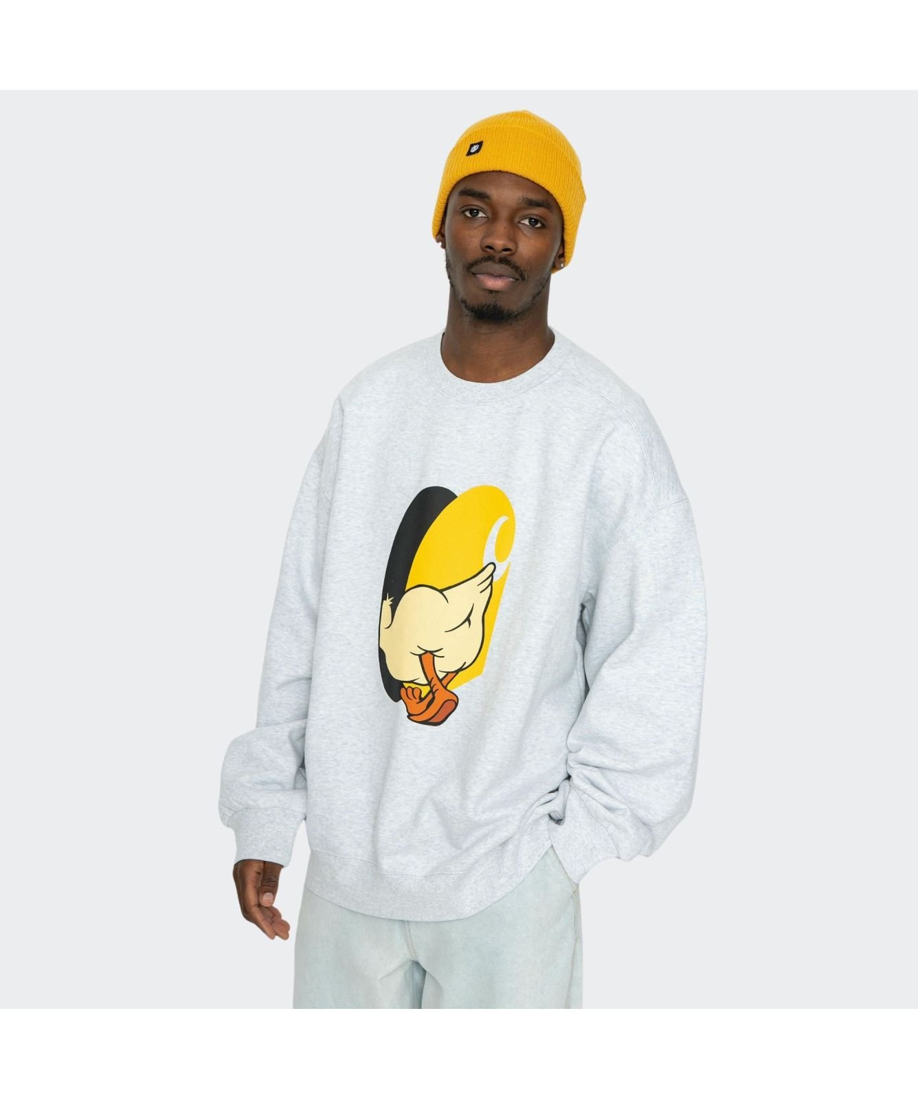 Carhartt WIP Dead Kebab Knock Knock Sweatshirt | Ash Heather