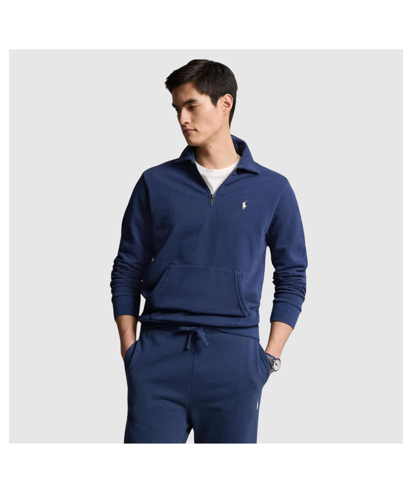 美品　POLO RALPH LAUREN Polo Ralph Lauren Loopback Fleece Quarter-Zip Sweatshirt