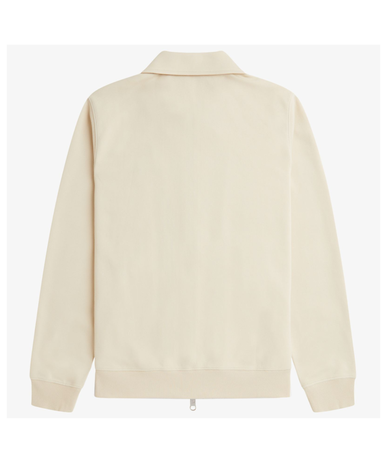 Fred Perry Jersey Zip-Through Sweatshirt | Oatmeal - M7858-691