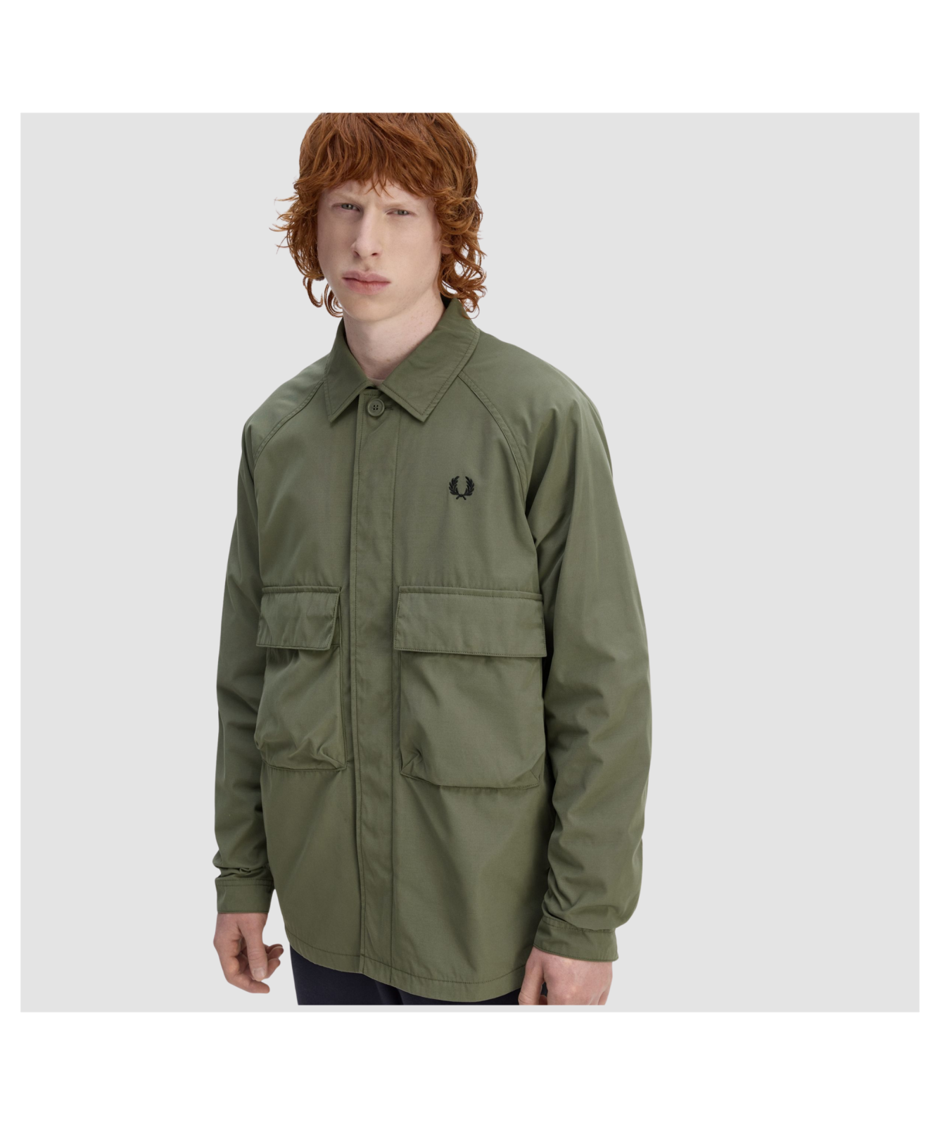 ジャケット・アウター FRED PERRY Utility Overshirt Fred Perry Raglan Utility Overshirt for Men | Men's Fred Perry