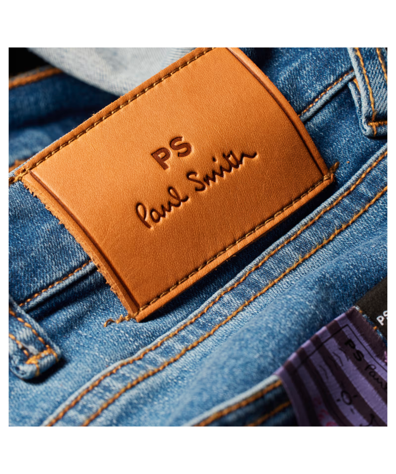 Paul Smith Tapered-Fit 'Organic Reflex Stretch' Jeans Blue M2R