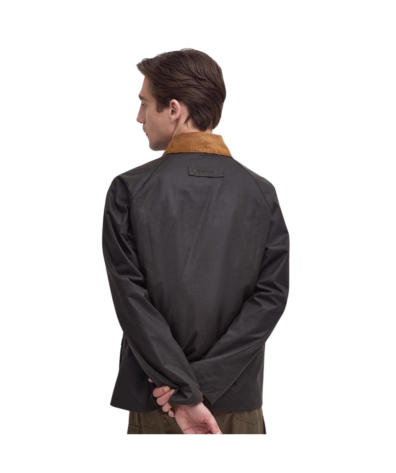 Barbour Utility Spey Waxed Jacket | Olive MWX2287OL71