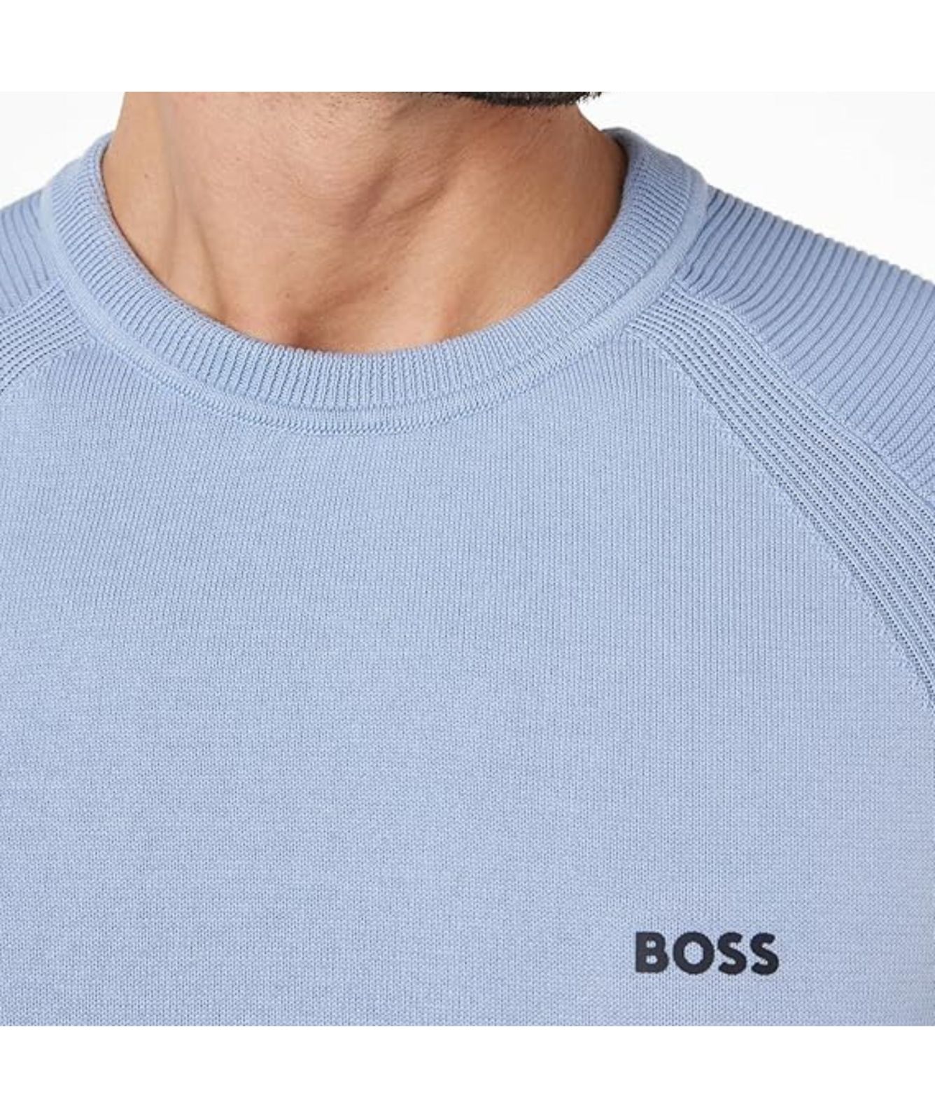 Boss Perform-X Crewneck Jumper | grey-50498519-063 sky blue